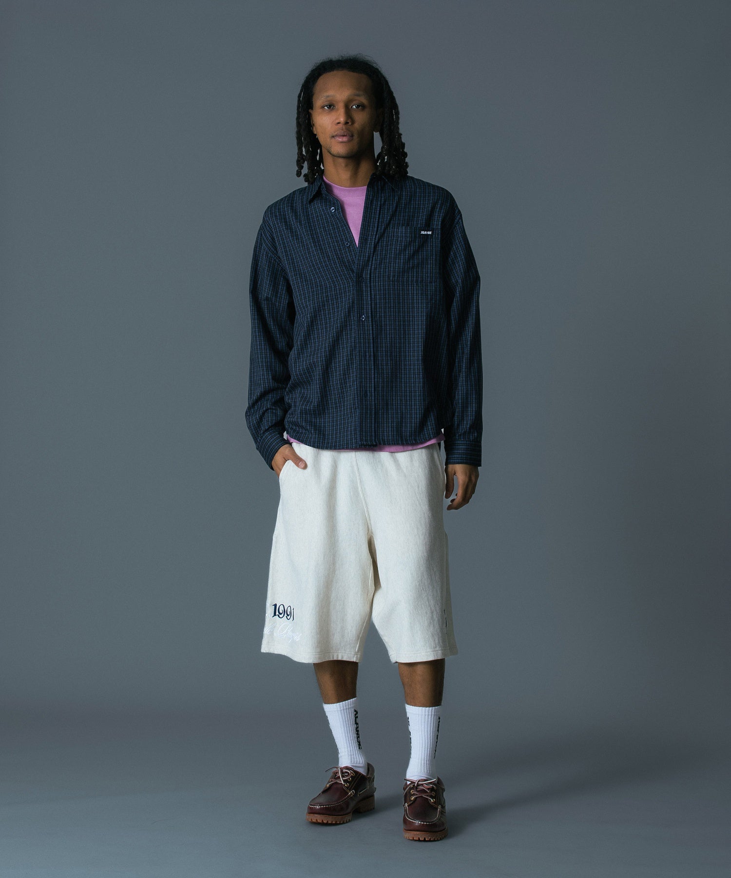 XLARGE×Champion SWEAT SHORTS