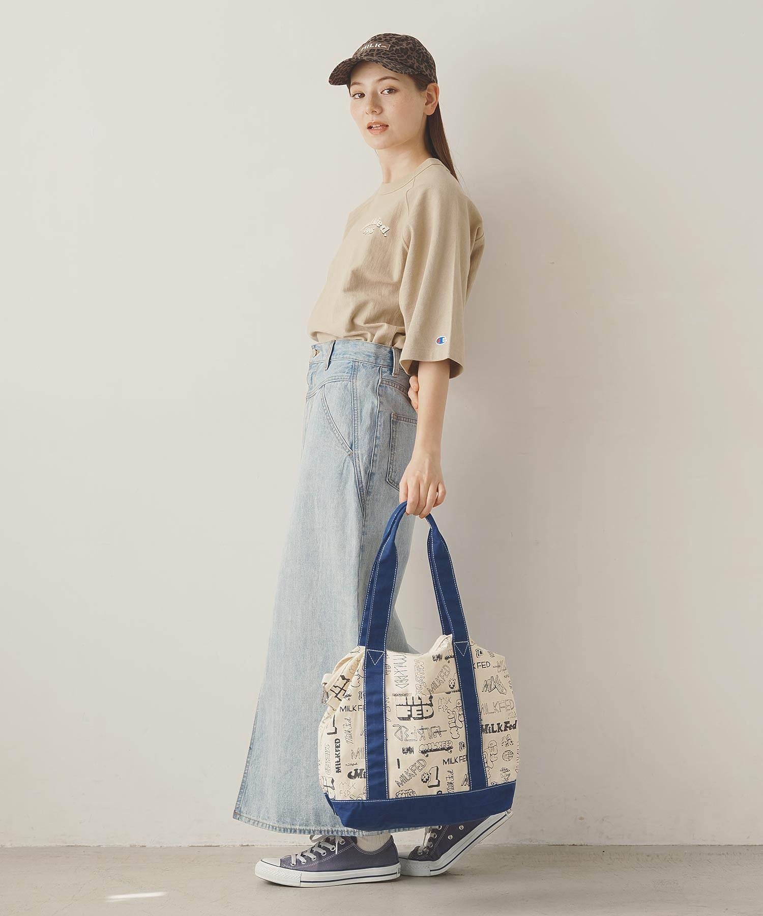 DENIM LONG SKIRT