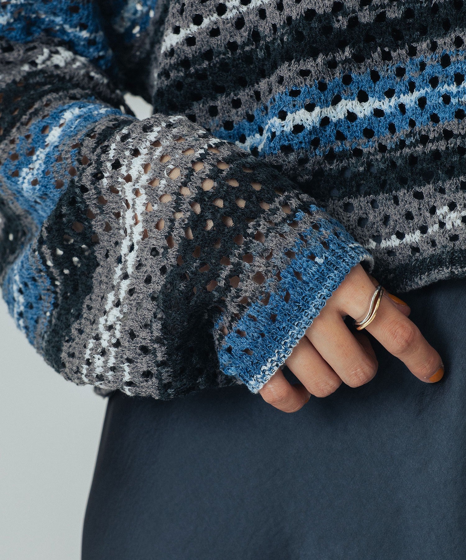 MESH KNIT P/O