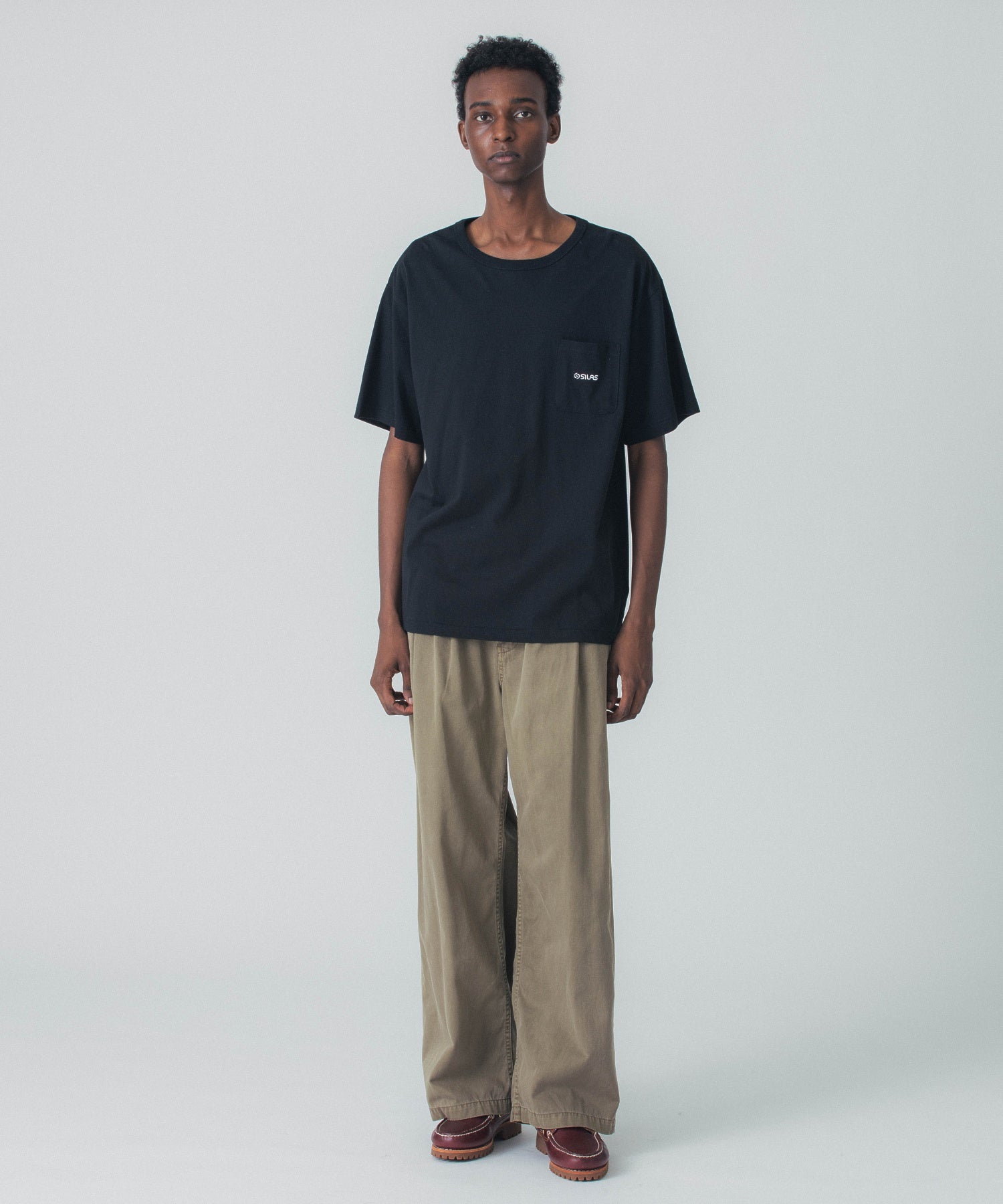 PIGMENT DYED TUCK PANTS