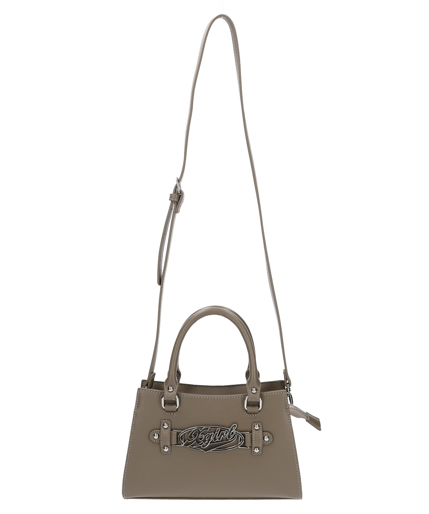 OVAL LOGO BUCKLE 2WAY SHOULDER BAG