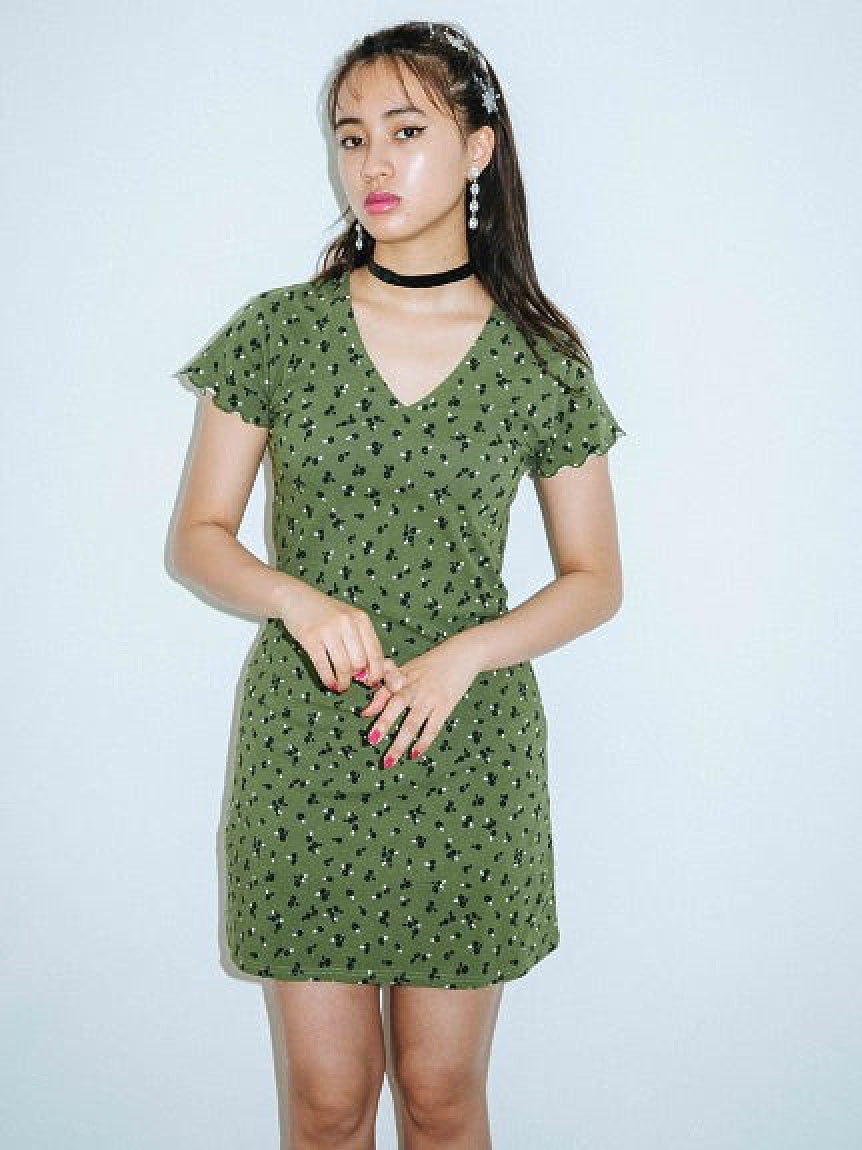 FLORAL DRESS X-girl