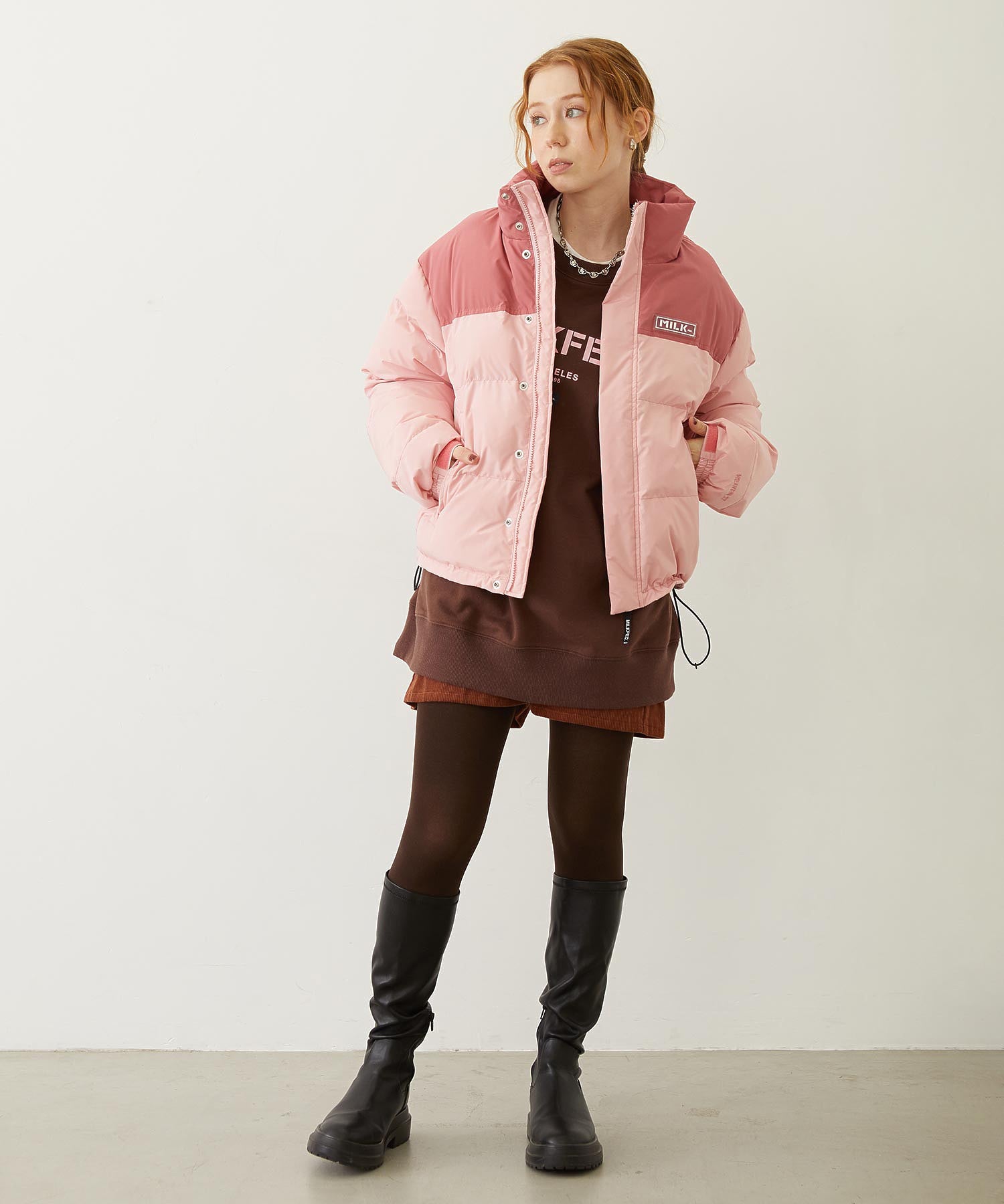 BAR PATCH PUFFER JACKET