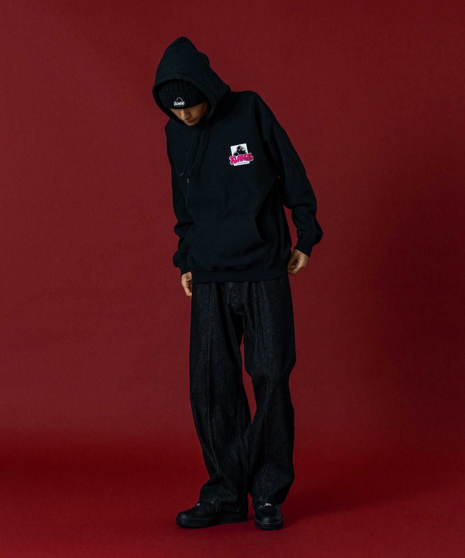 GRAFFITI PULLOVER HOODED SWEATSHIRT