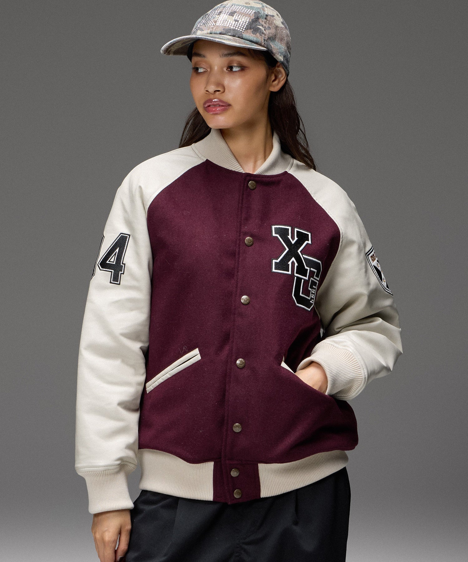FACE PATCH STADIUM JACKET