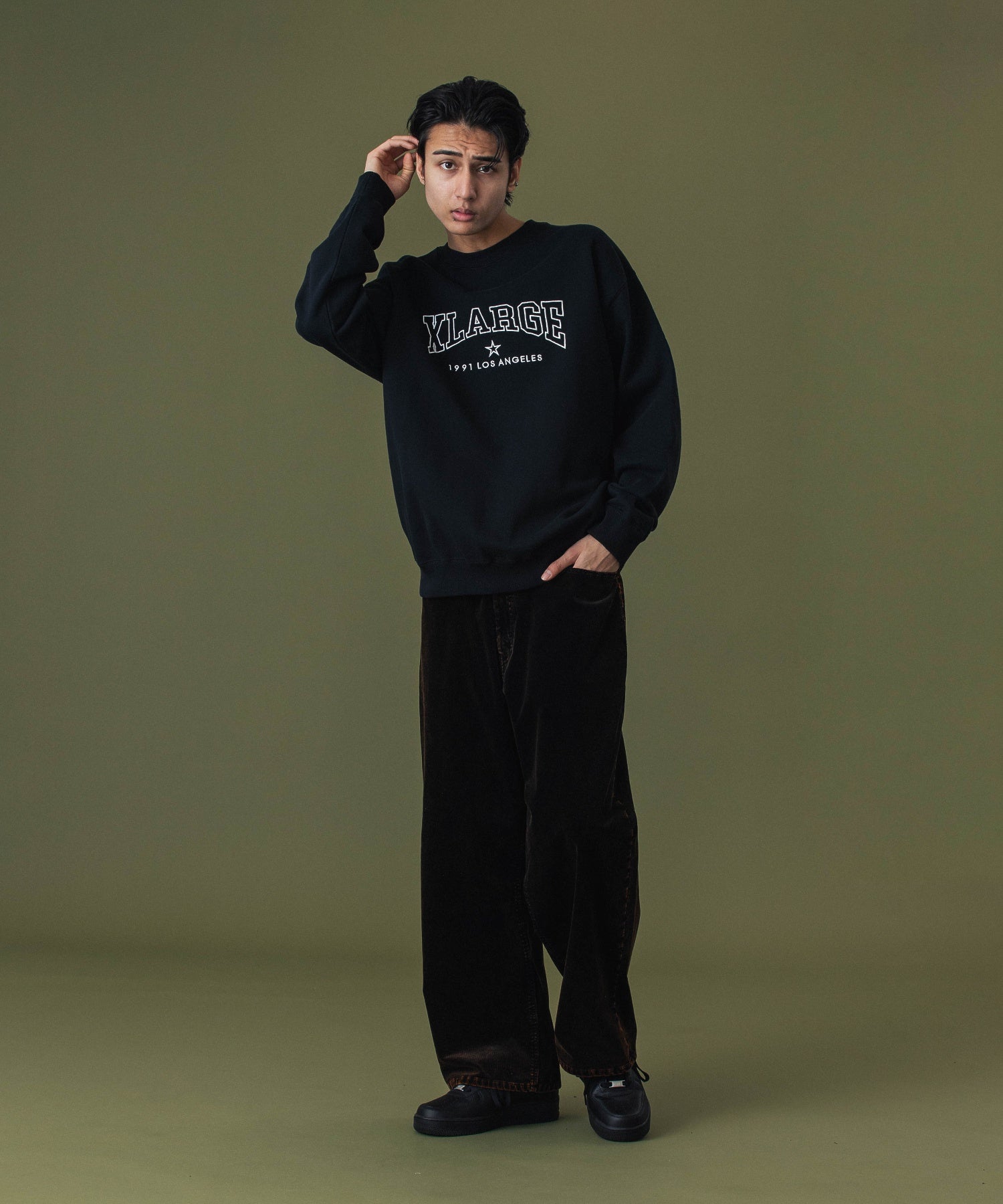 BRIDGE LOGO CREWNECK SWEATSHIRT