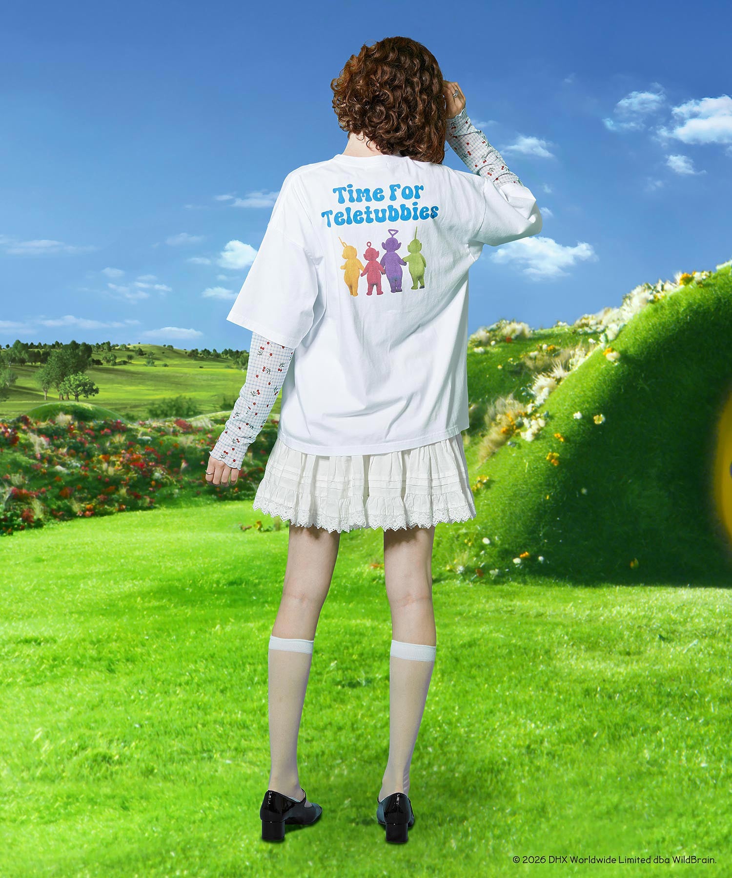 MILKFED. / TELETUBBIES BACK VIEW WIDE S/S TEE