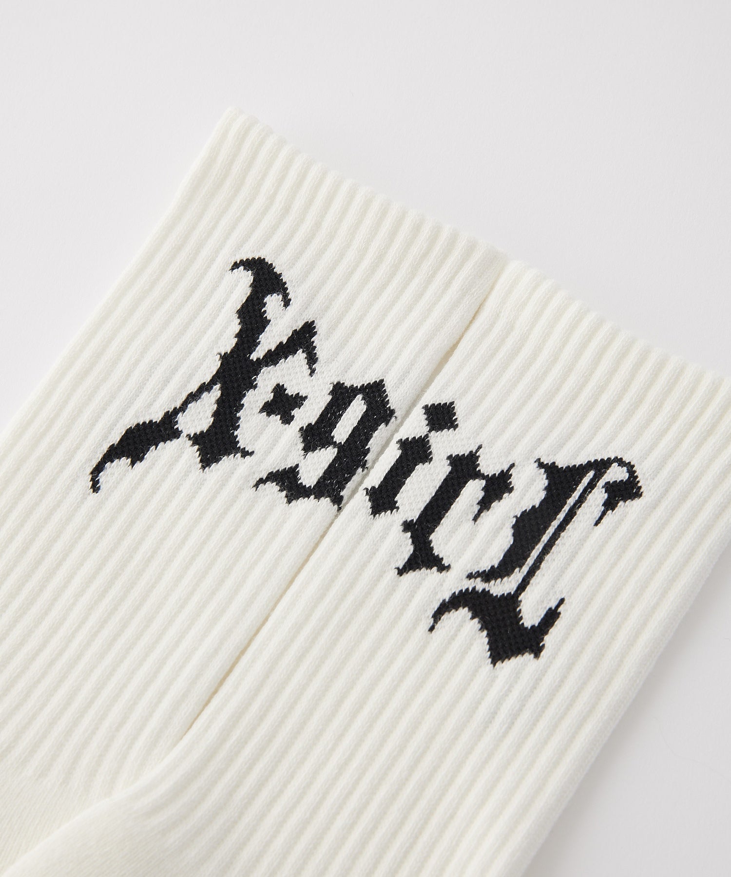 GOTHIC LOGO RIB SOCKS