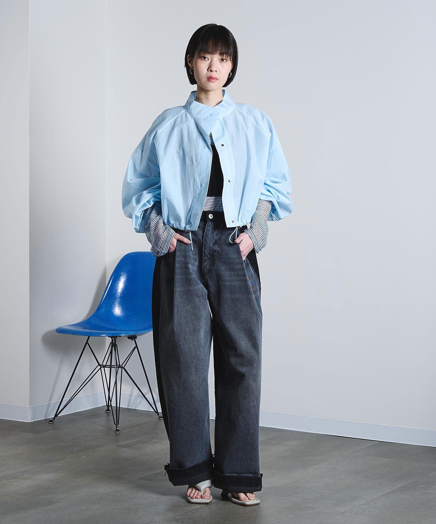 model:168cm 着用サイズ:S