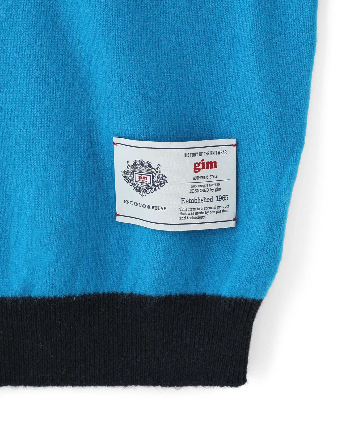 gimcontext/ジム コンテキスト/Color Blocked Cashmere Crew Neck 25505240