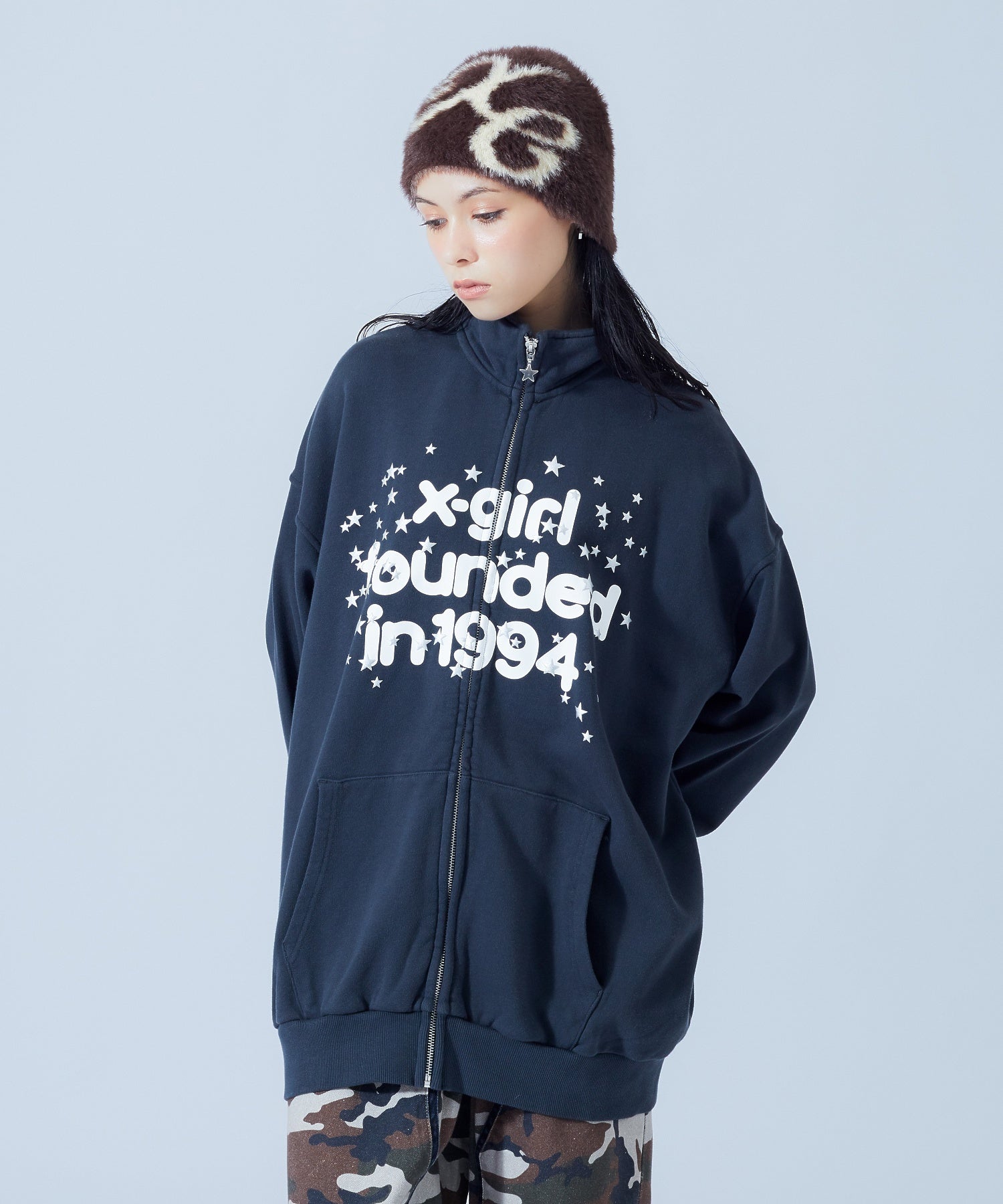TWINKLING STARS LOGO TRACK SWEAT DRESS