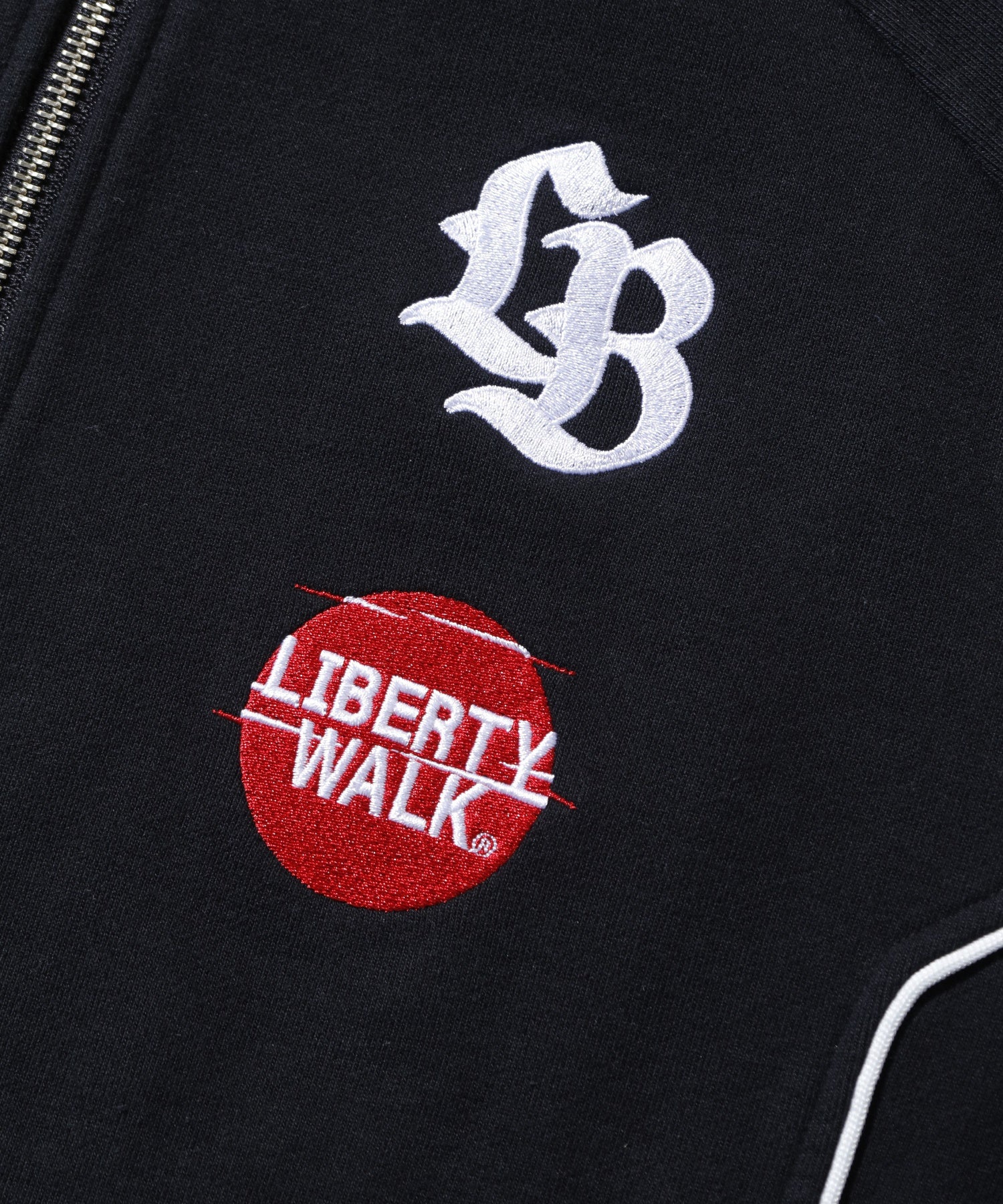 XLARGE×LIBERTY WALK HALF ZIP SWEATSHIRTS