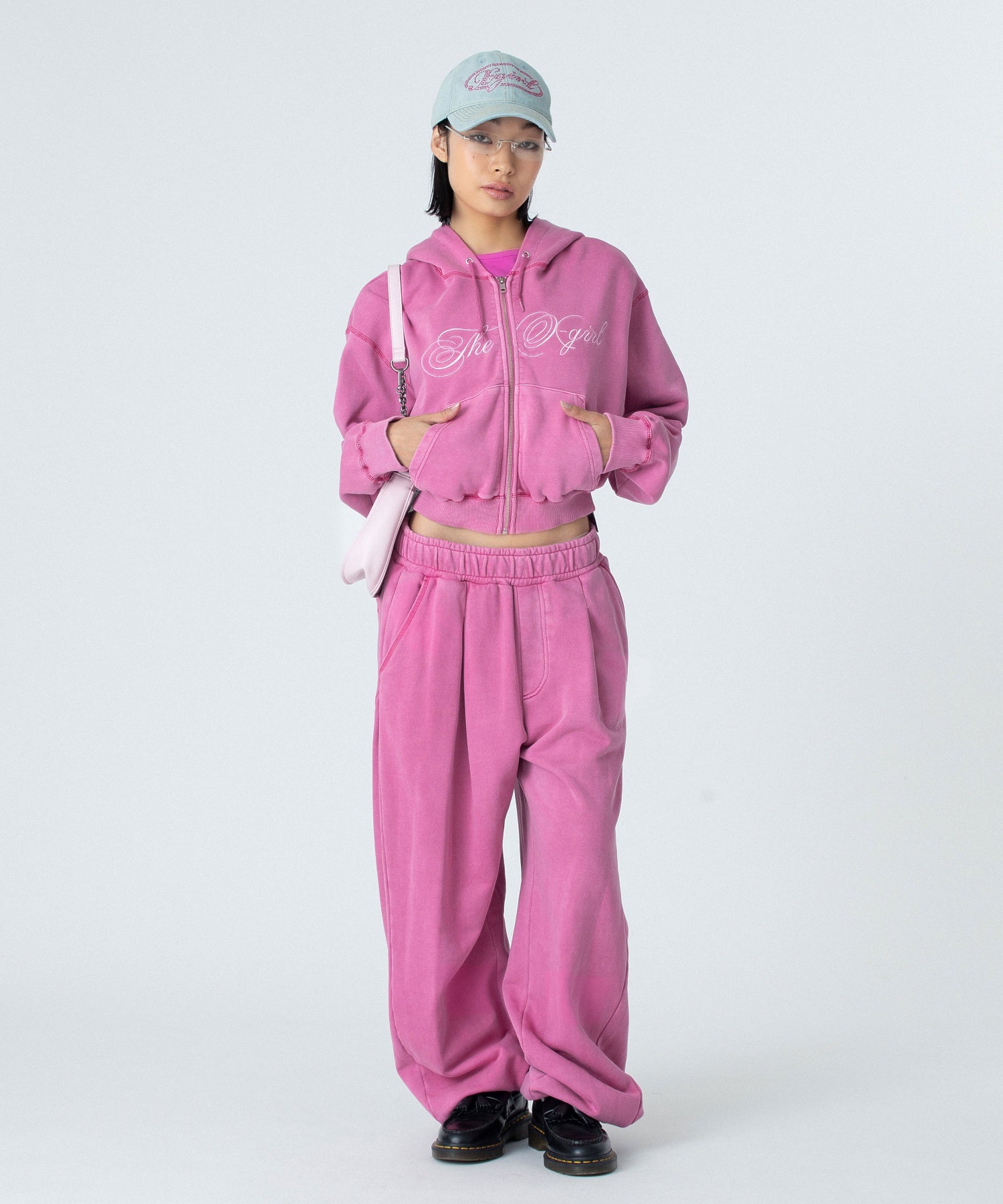 PIGMENT DYED SCRIPT LOGO SWEATPANTS