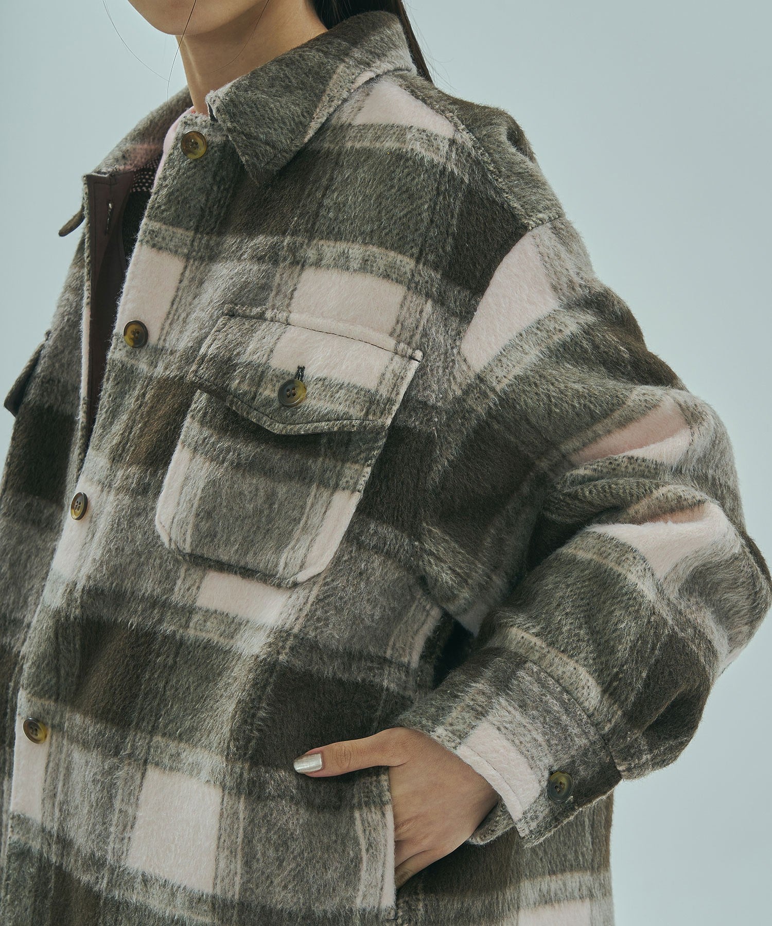 SHAGGY CHECK SHIRT