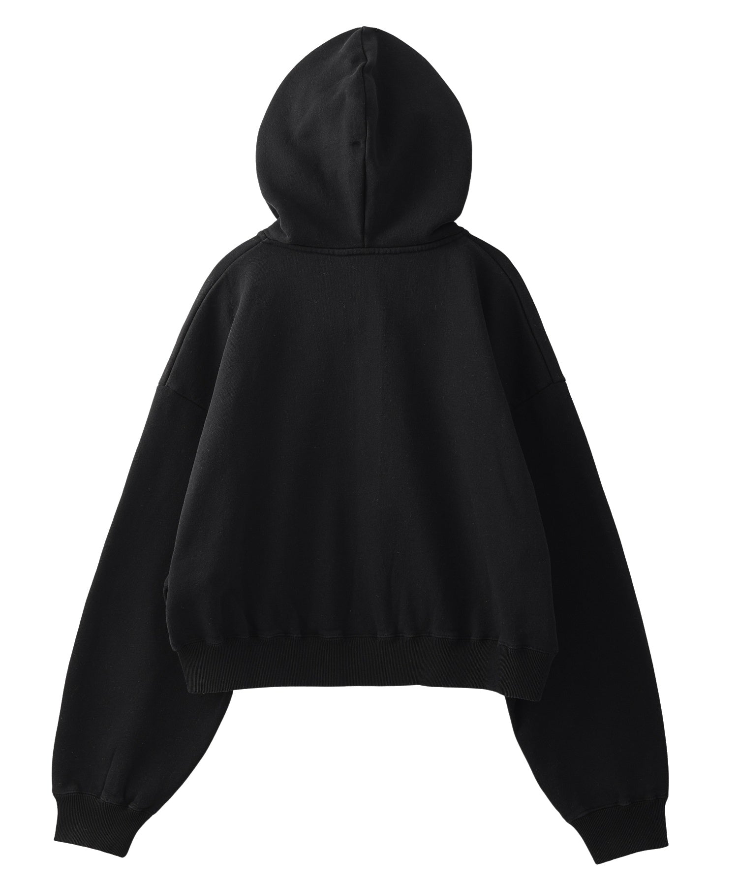 PENCIL SCRIPT LOGO EMBROIDERED ZIP UP SWEAT HOODIE
