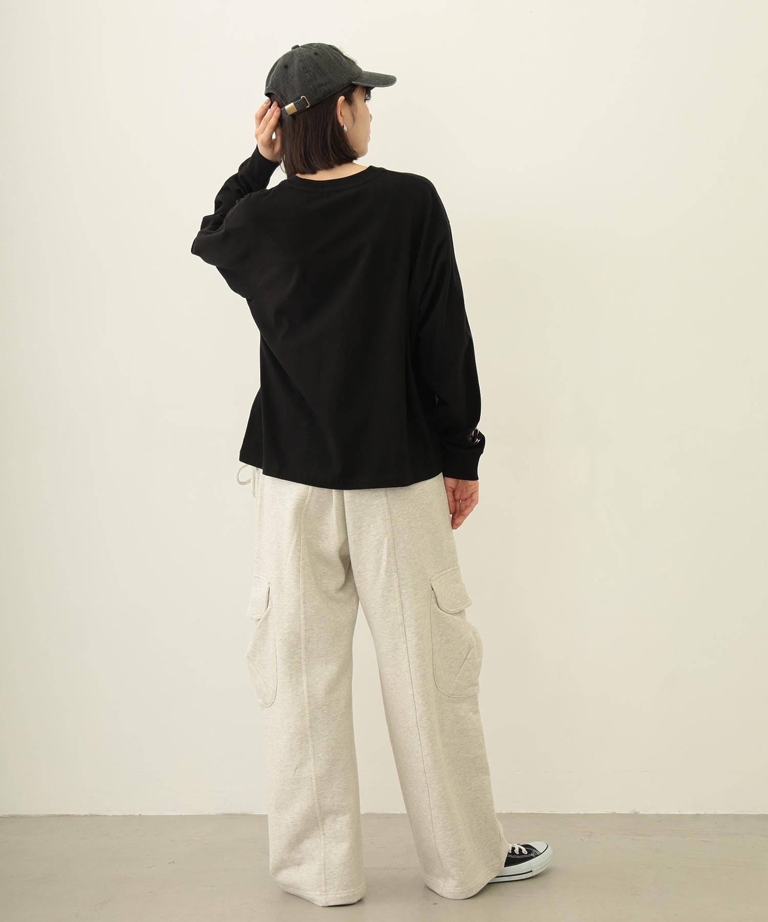 FRAYED LOGO PATCH CAP