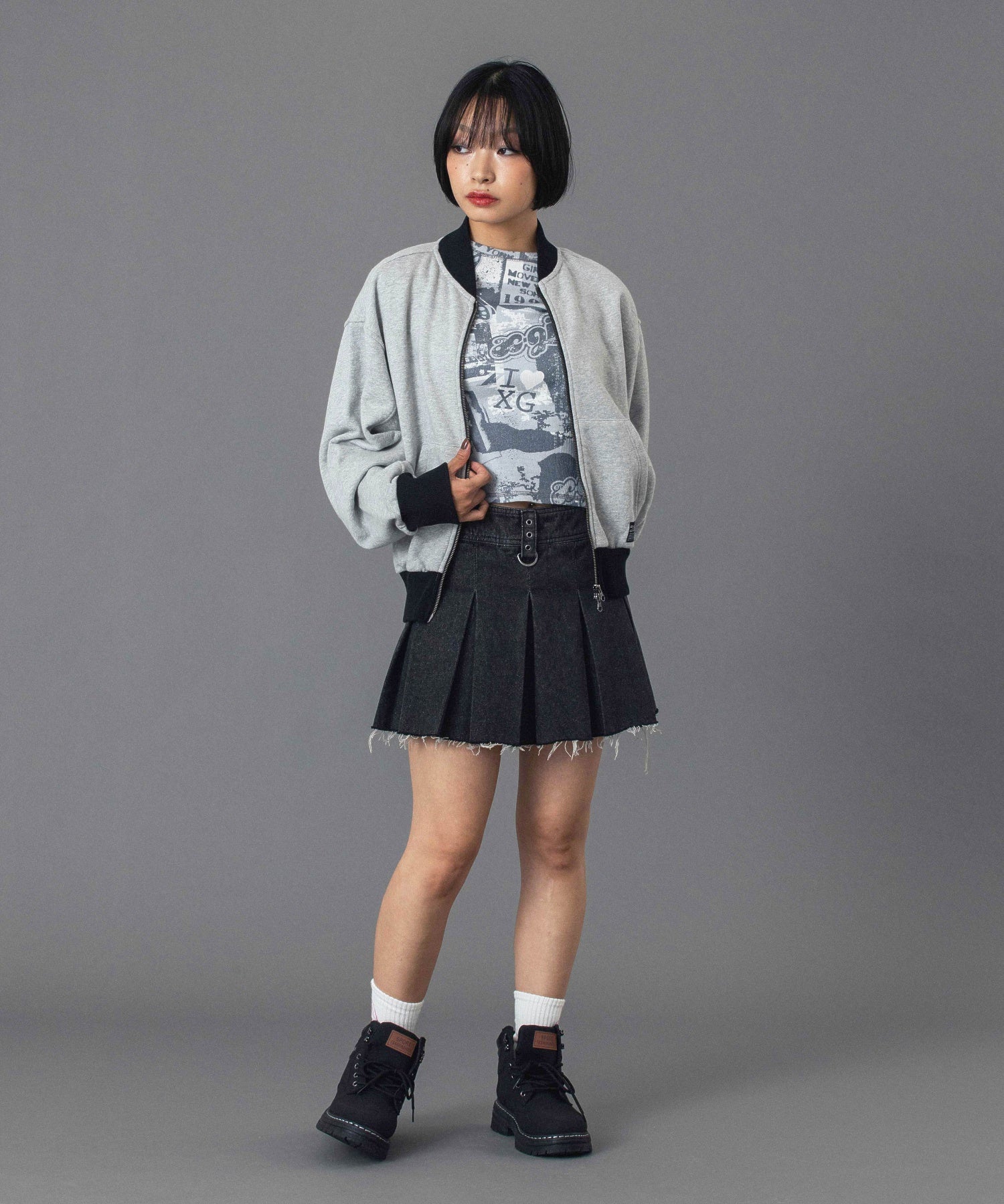 ZIP UP SWEAT BLOUSON
