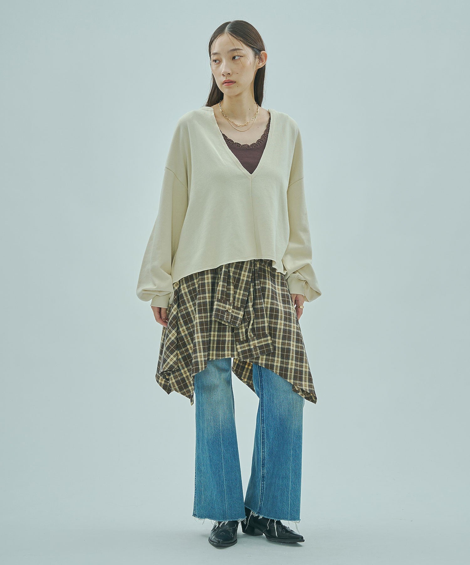 model:164cm 着用サイズ:ONE SIZE