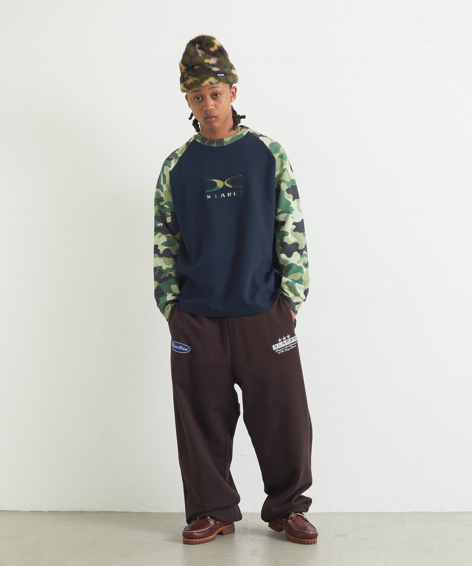X LOGO RAGLAN L/S TEE