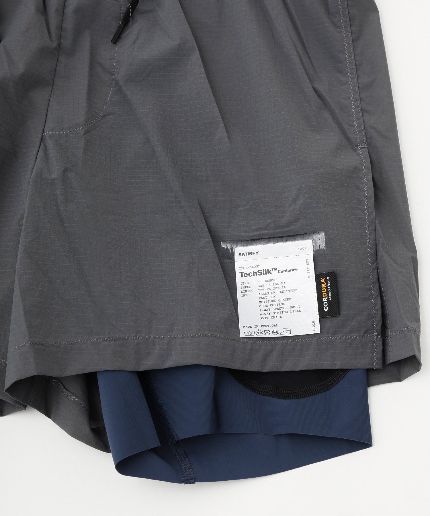 SATISFY/サティスファイ/TechSilk Cordura 8 Shorts 12028
