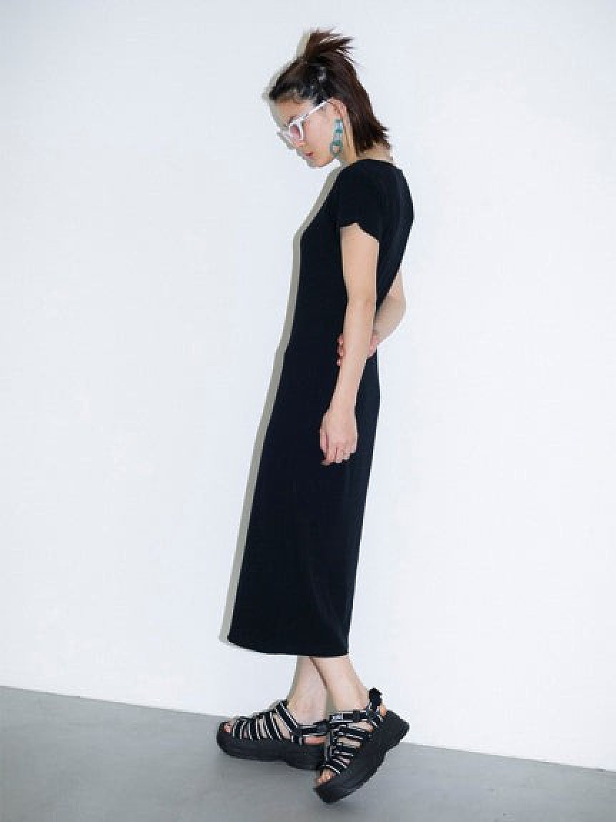 AIRLY RIB DRESS X-girl