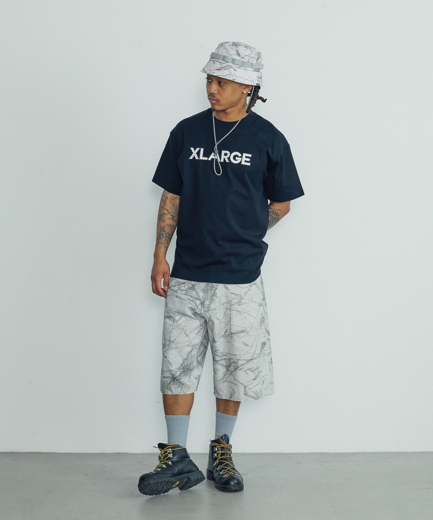 HERRINGBONE SHORT PANTS
