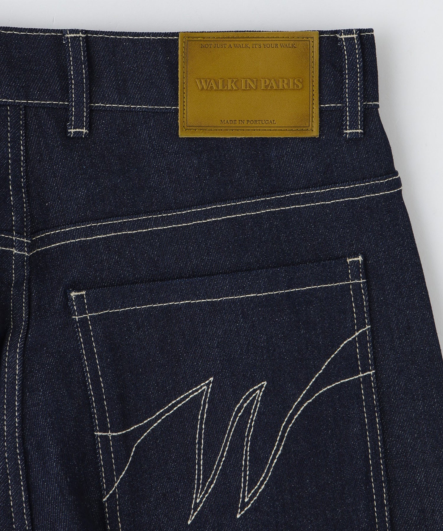 WALK IN PARIS/ウォーキンパリス/Indigo Double Knee Carpenter Pants