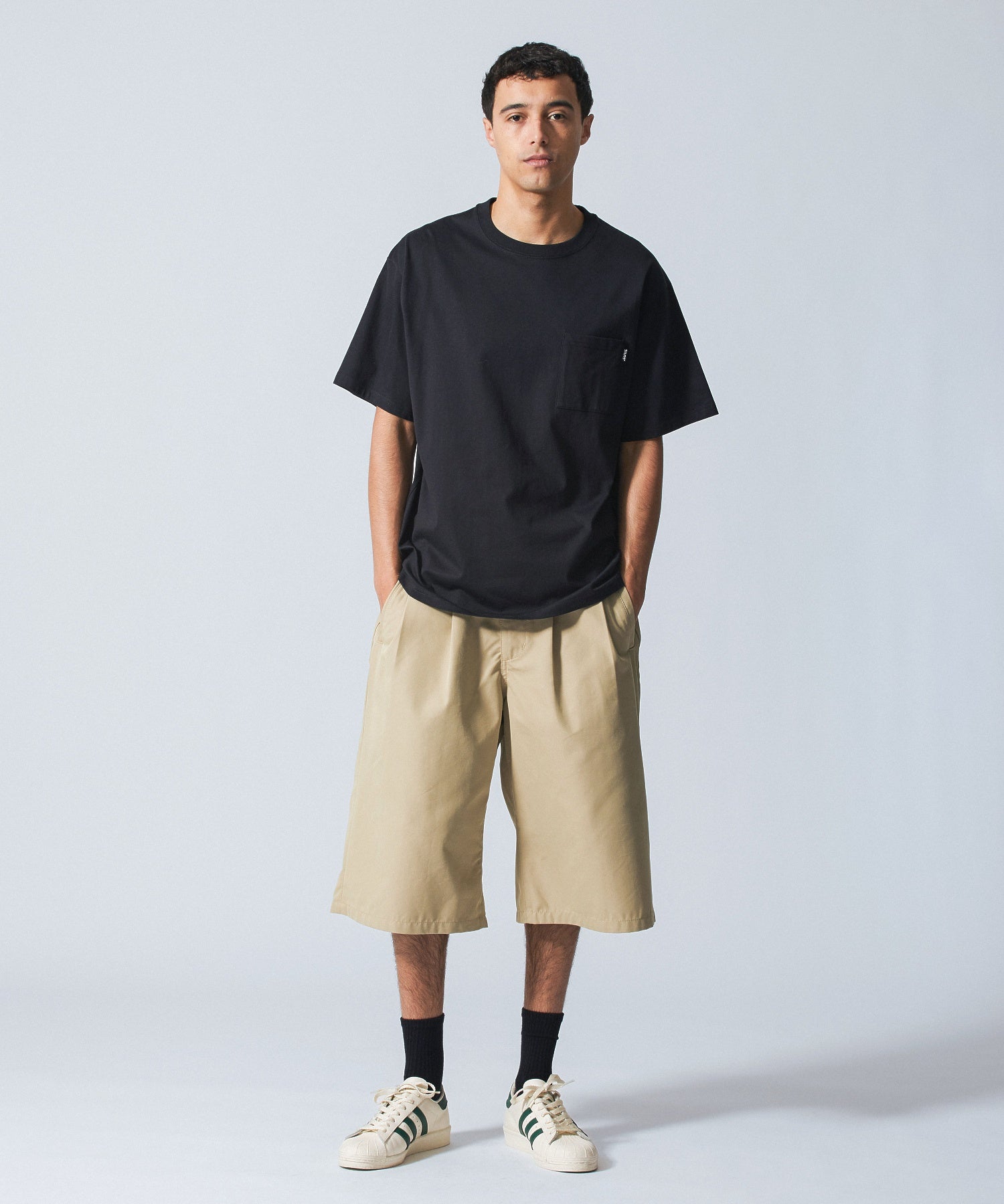 SHORT BAGGY CHINO PANTS