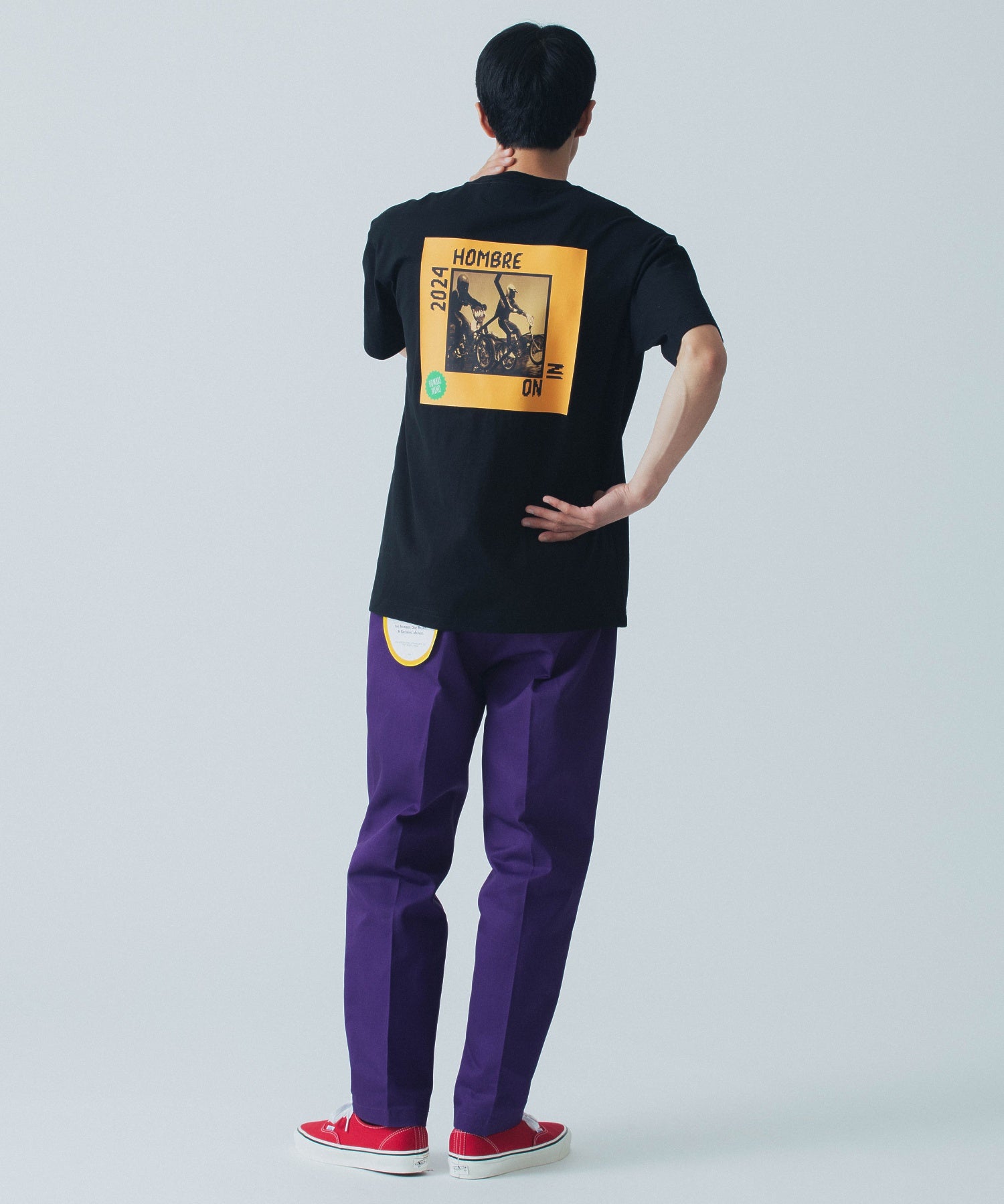 Hombre Nino/オンブレニーニョ/S/S PRINT TEE/BIKE/HN0241-CT0017