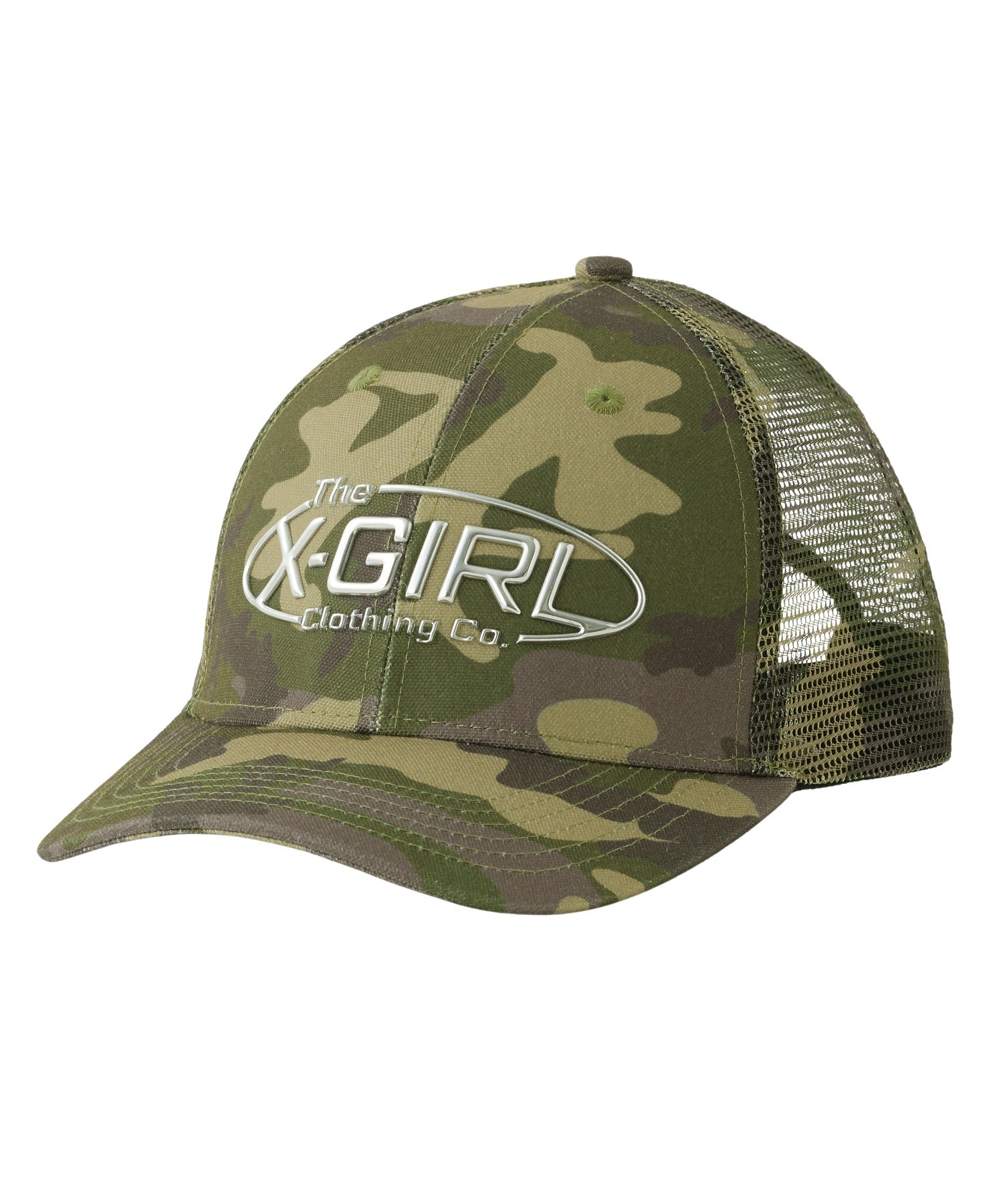 METALLIC LOGO 6PANEL MESH CAP