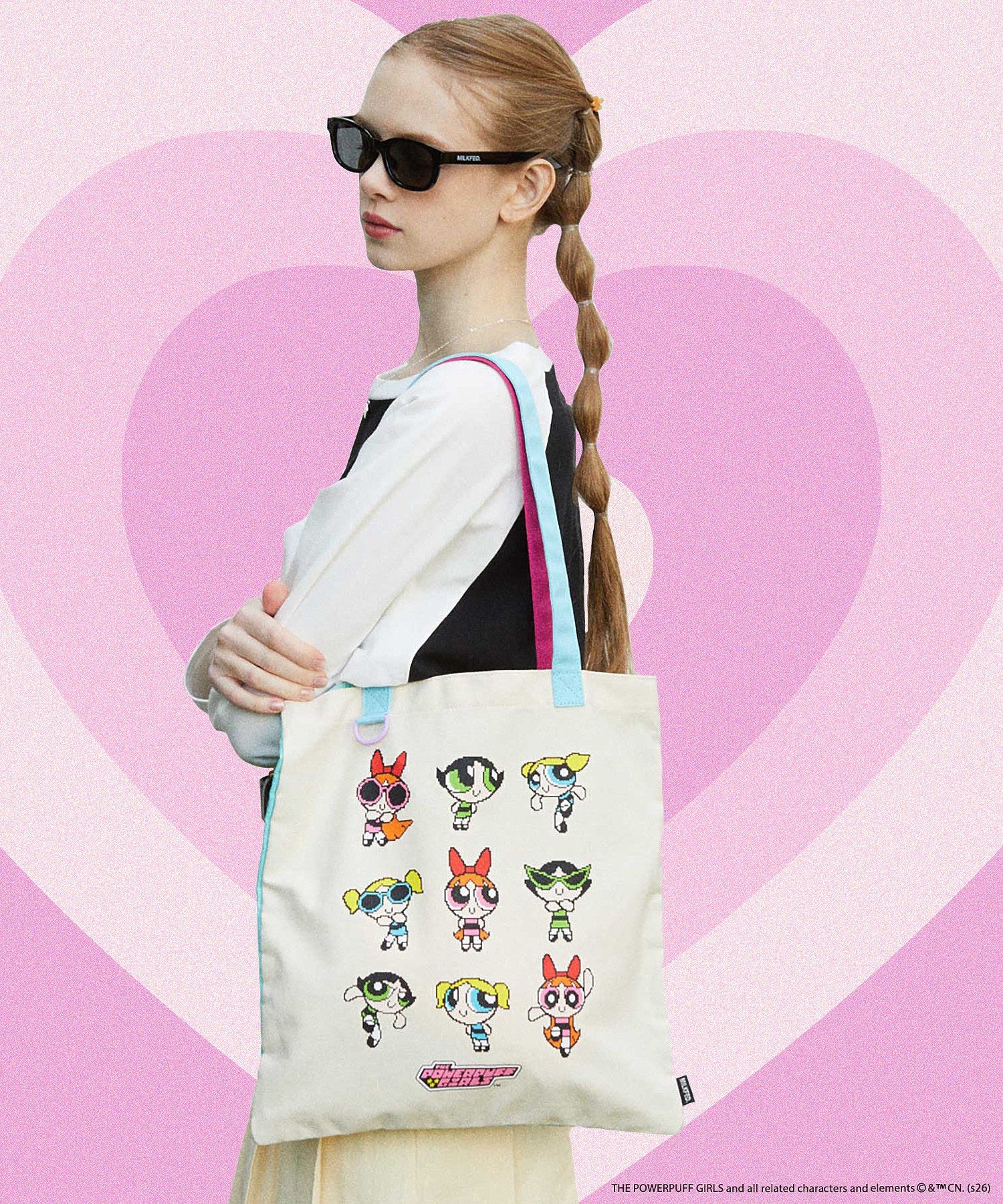 THE POWERPUFF GIRLS × MILKFED. TOTEBAG