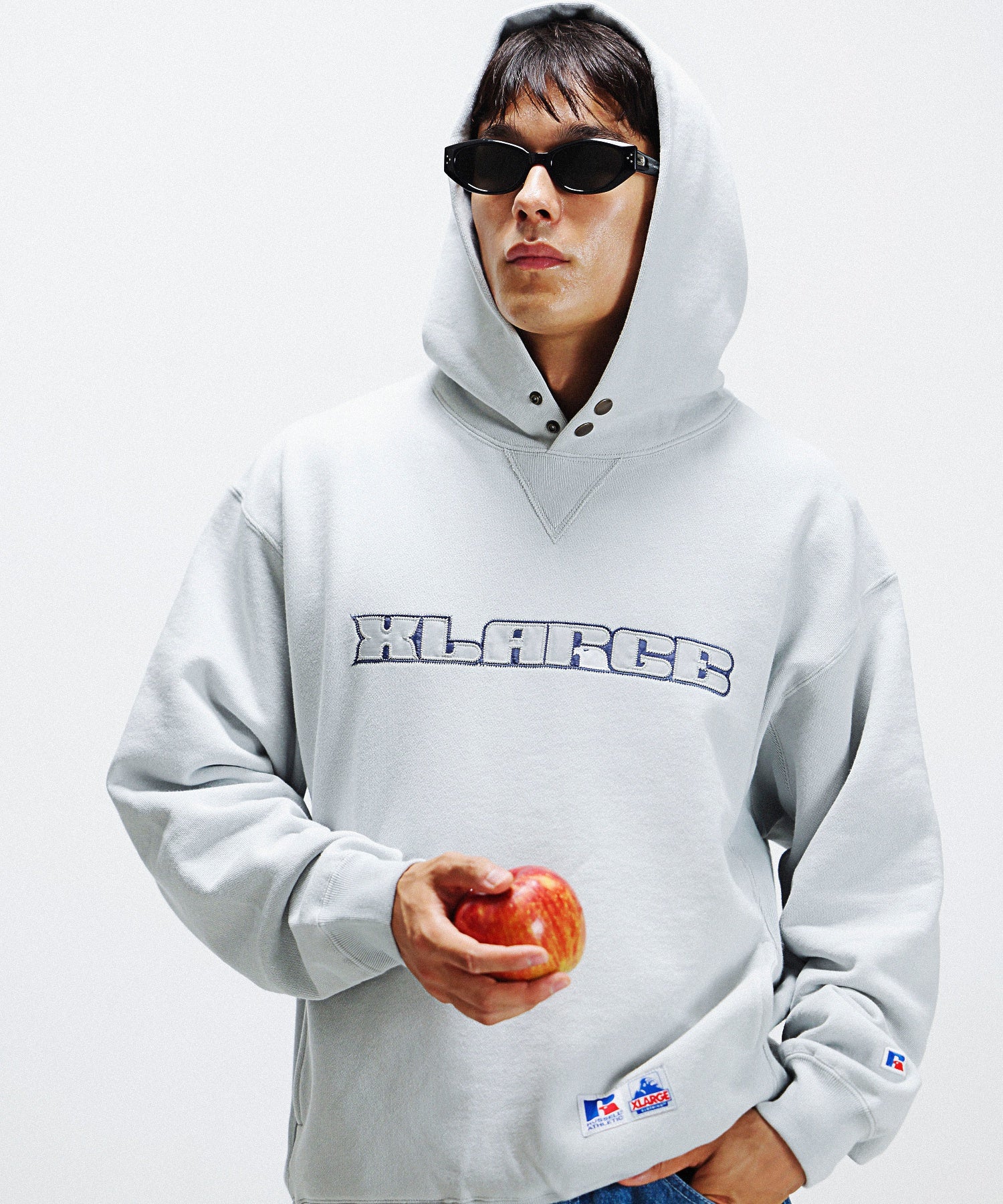 XLARGE×RUSSELL ATHLETIC PULLOVER HOODED SWEATSHIRT