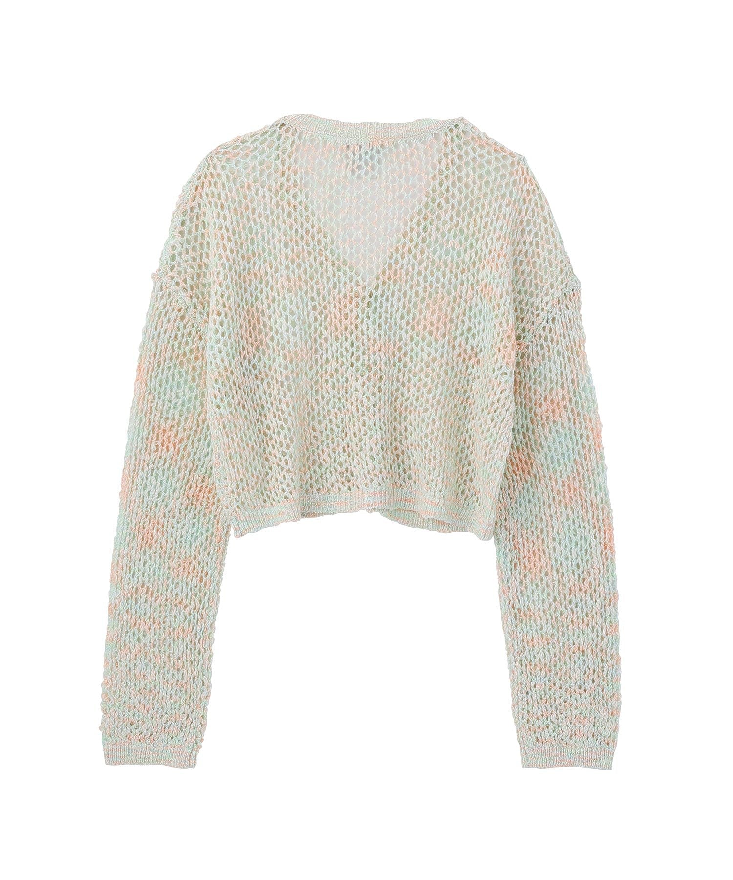 OPENWORK KNIT CARDIGAN X-girl