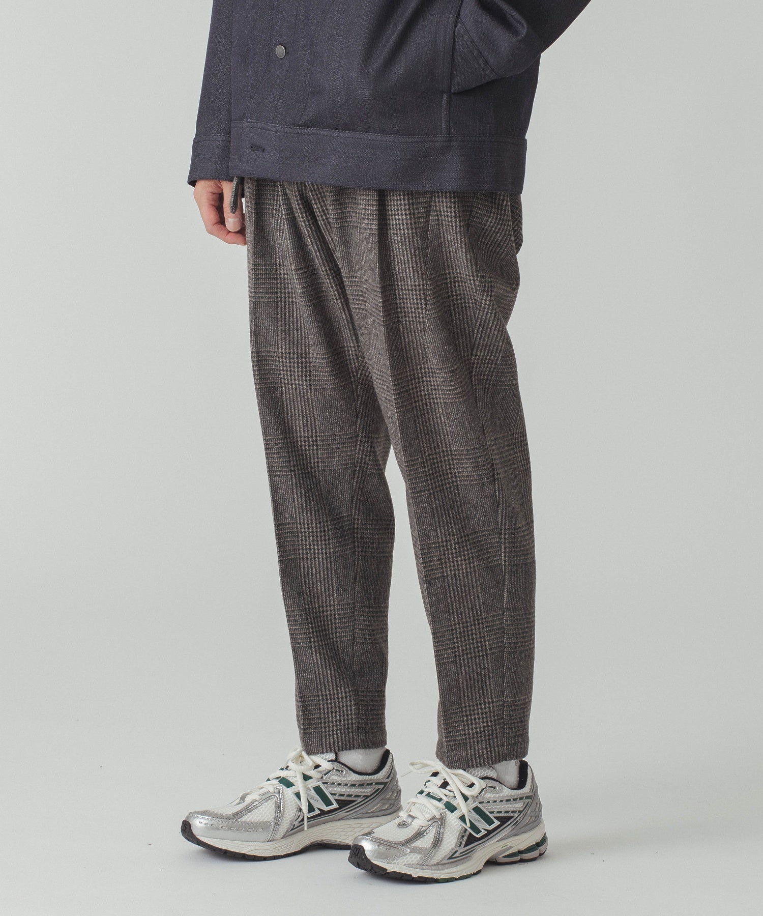 WHITE MOUNTAINEERING/ホワイトマウンテニアリング/GLEN CHECK 1 TUCK PANTS/WM2473411