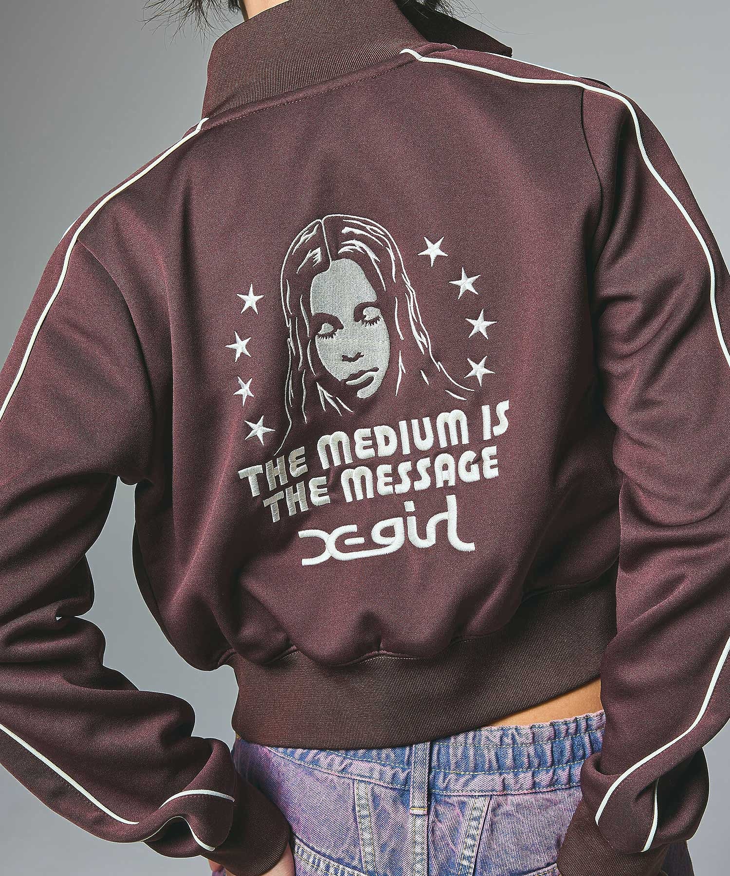 STAR AND FACE COMPACT TRACK JACKET