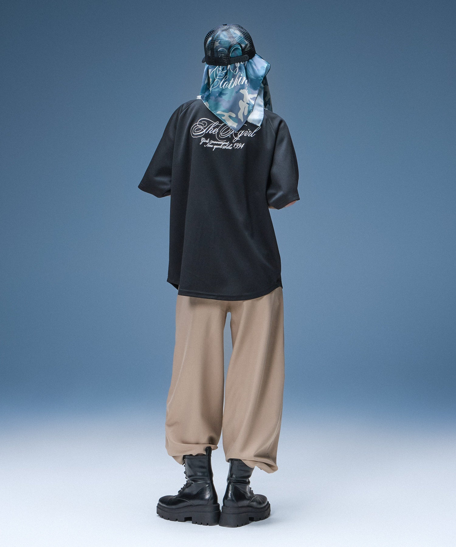 BARREL LEG SLACKS