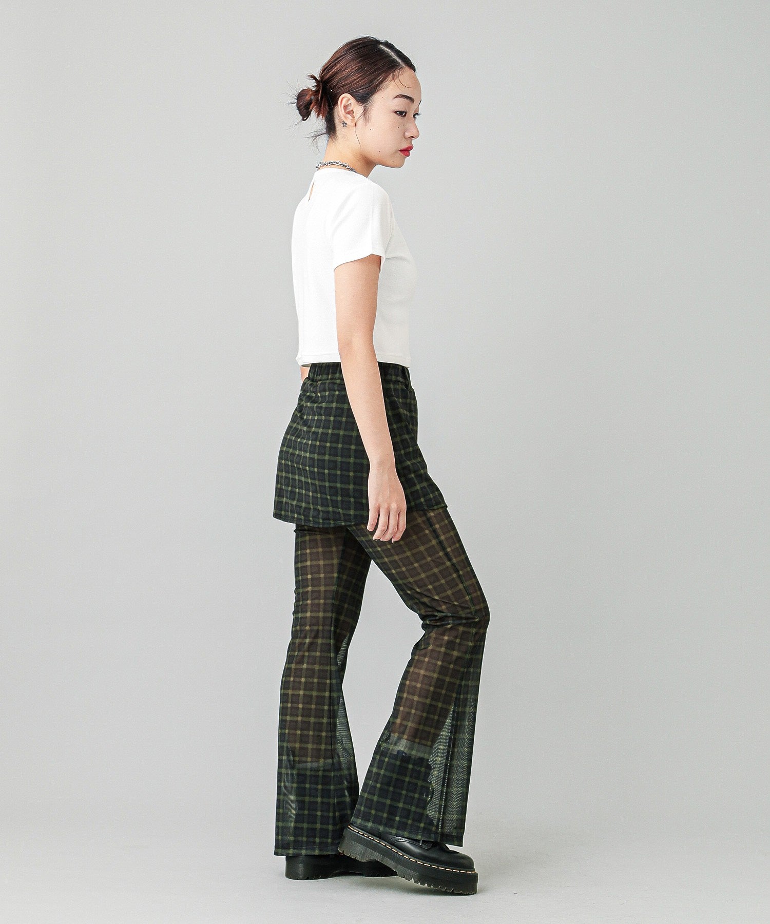 LAYERED SHEER PANTS