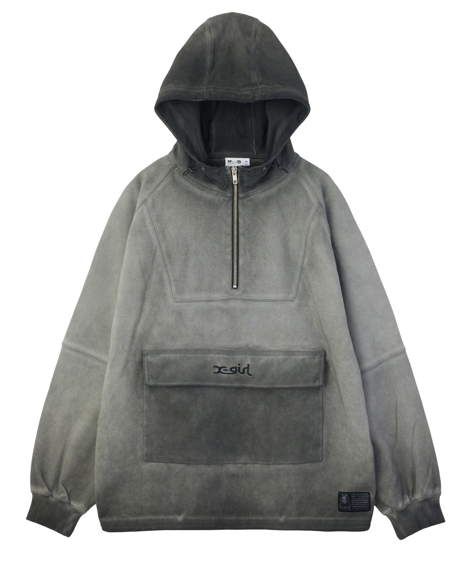 FADED ANORAK SWEATSHIRT