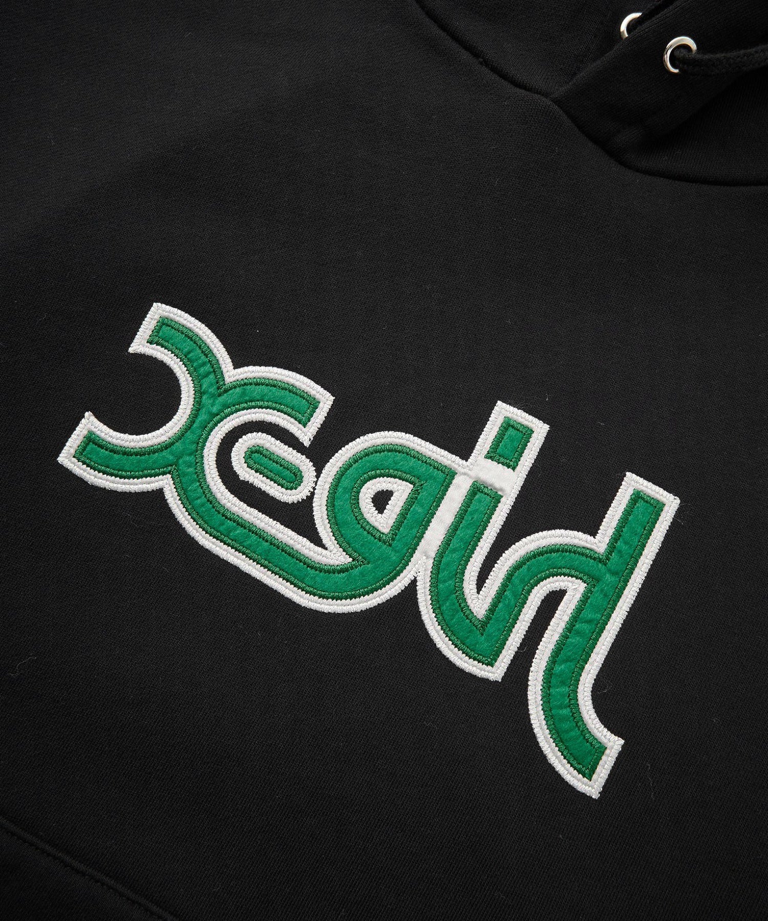 MILLS LOGO LAYERED PATCH SWEAT HOODIE