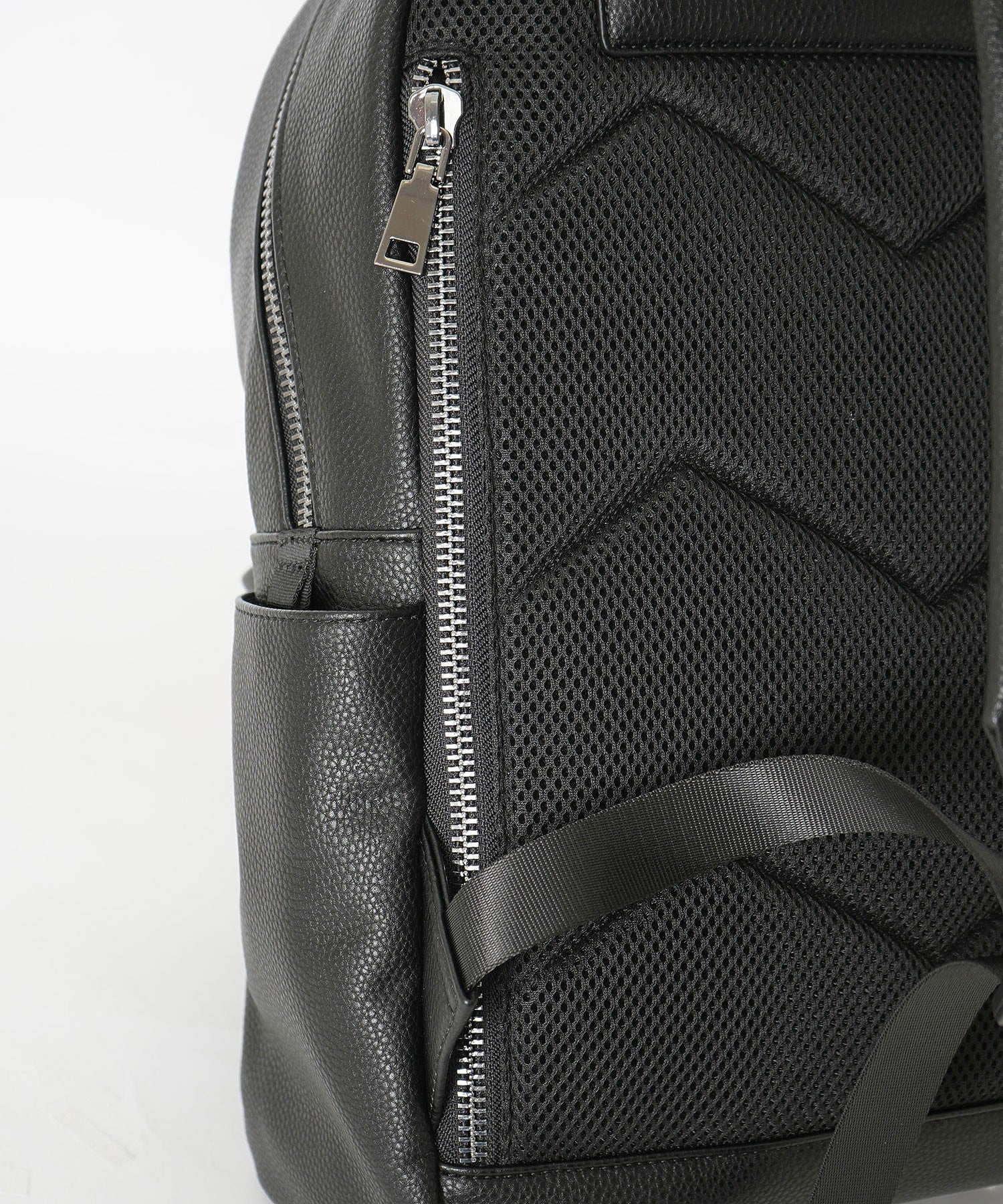 FAUX LEATHER BACKPACK