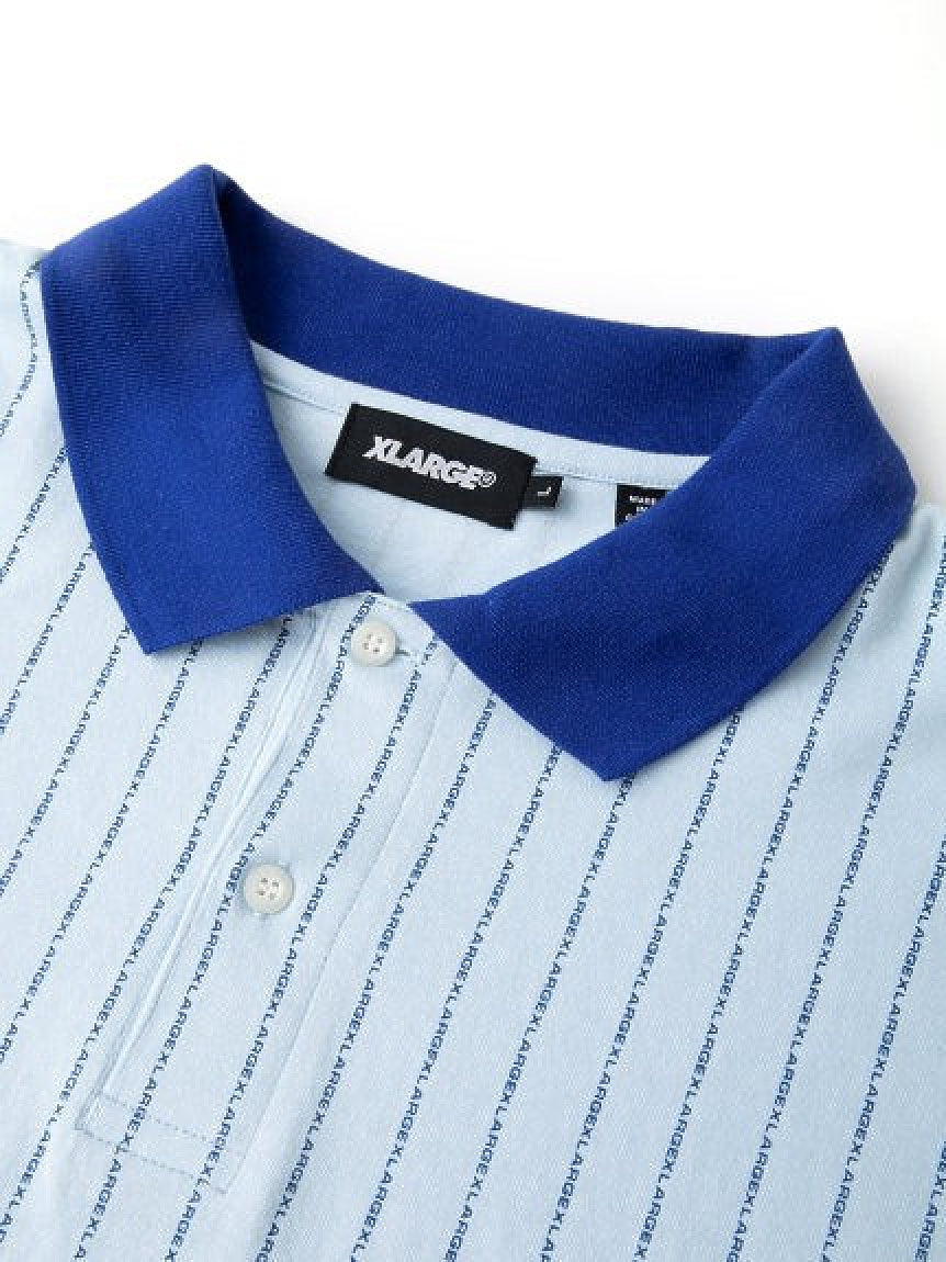 L/S ALLOVER LOGO POLO SHIRT XLARGE