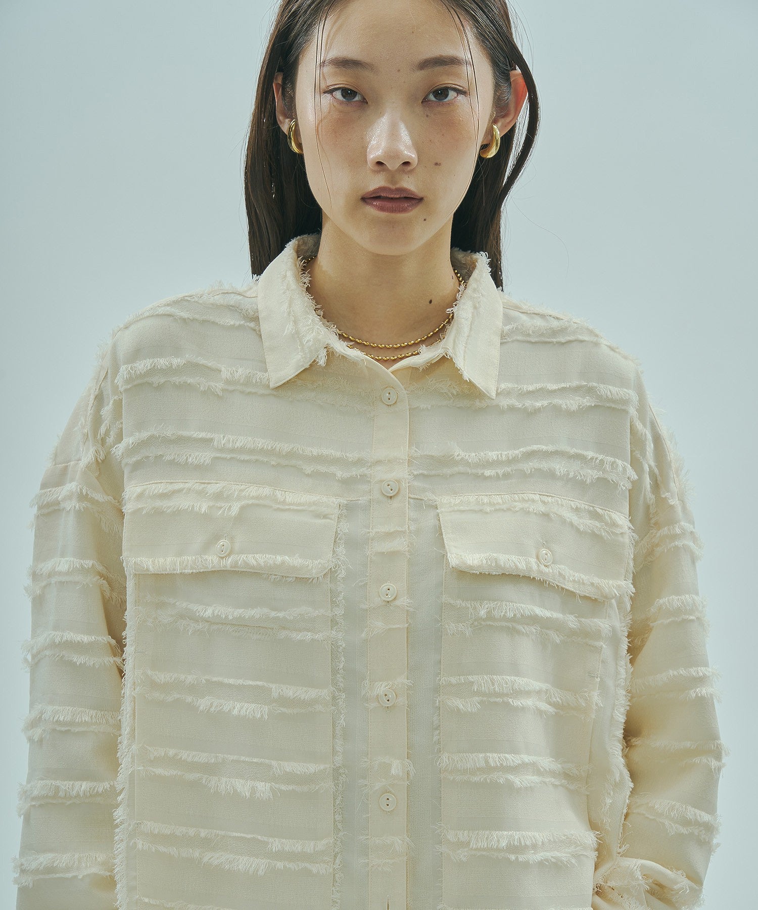 GENE HEAVENS/FRINGE DOBBY BIG SHIRT