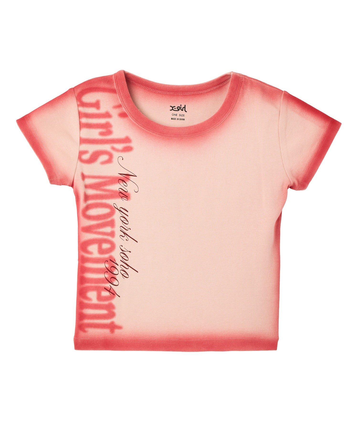 BLURRED SPRAY LOGO S/S BABY TEE