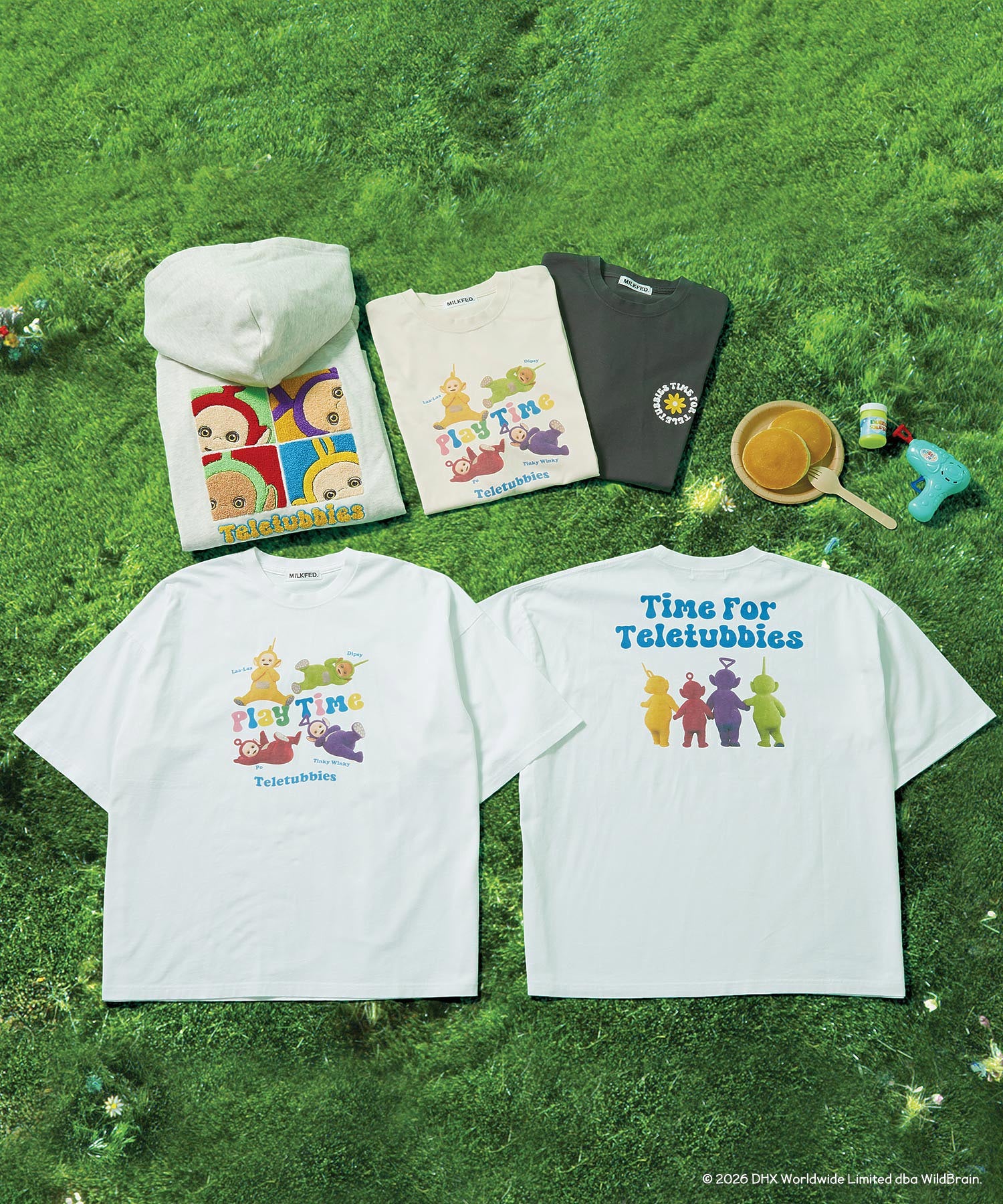 MILKFED. / TELETUBBIES PLAYTIME WIDE S/S TEE