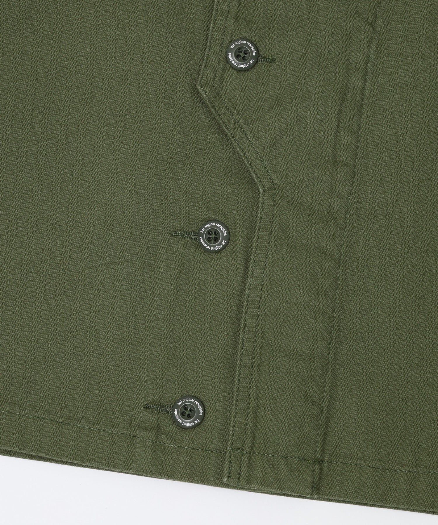 BAL/バル/CREW HERRINGBONE OVER SHIRT BAL-2186