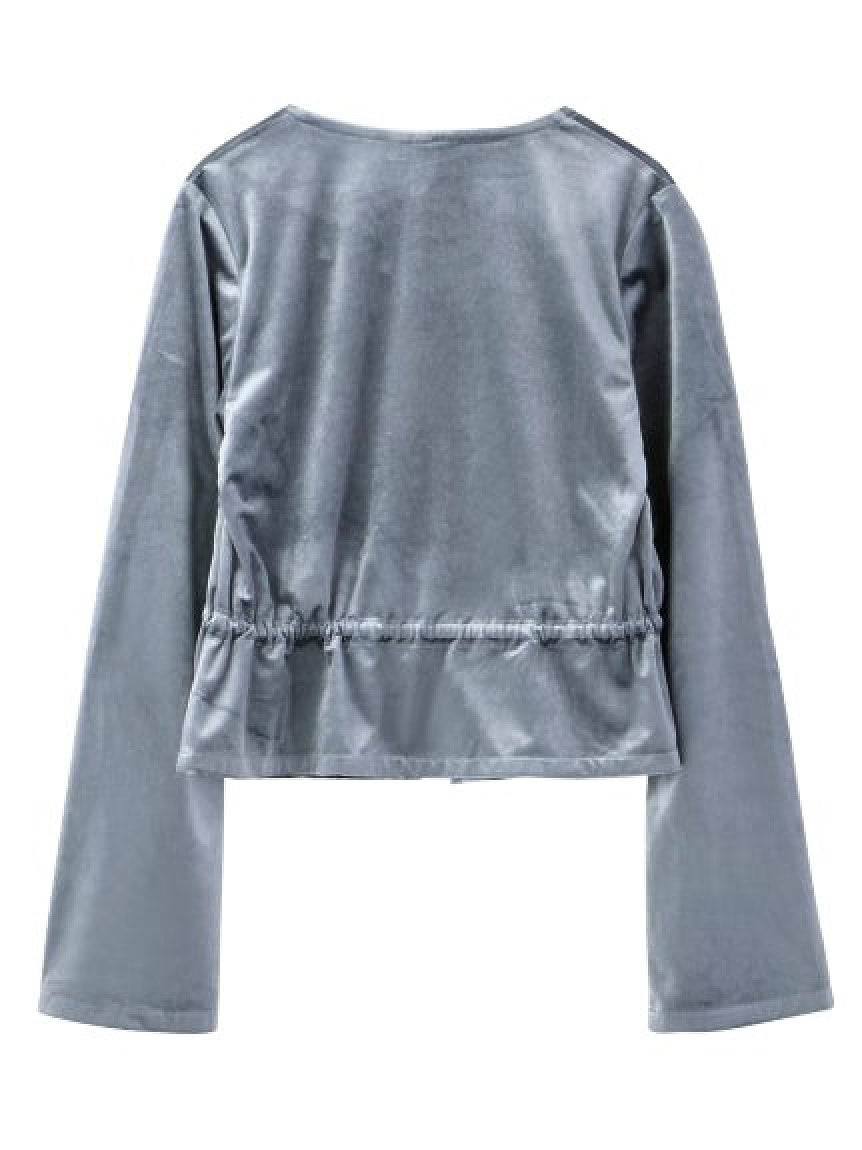VELOUR CARDIGAN X-girl