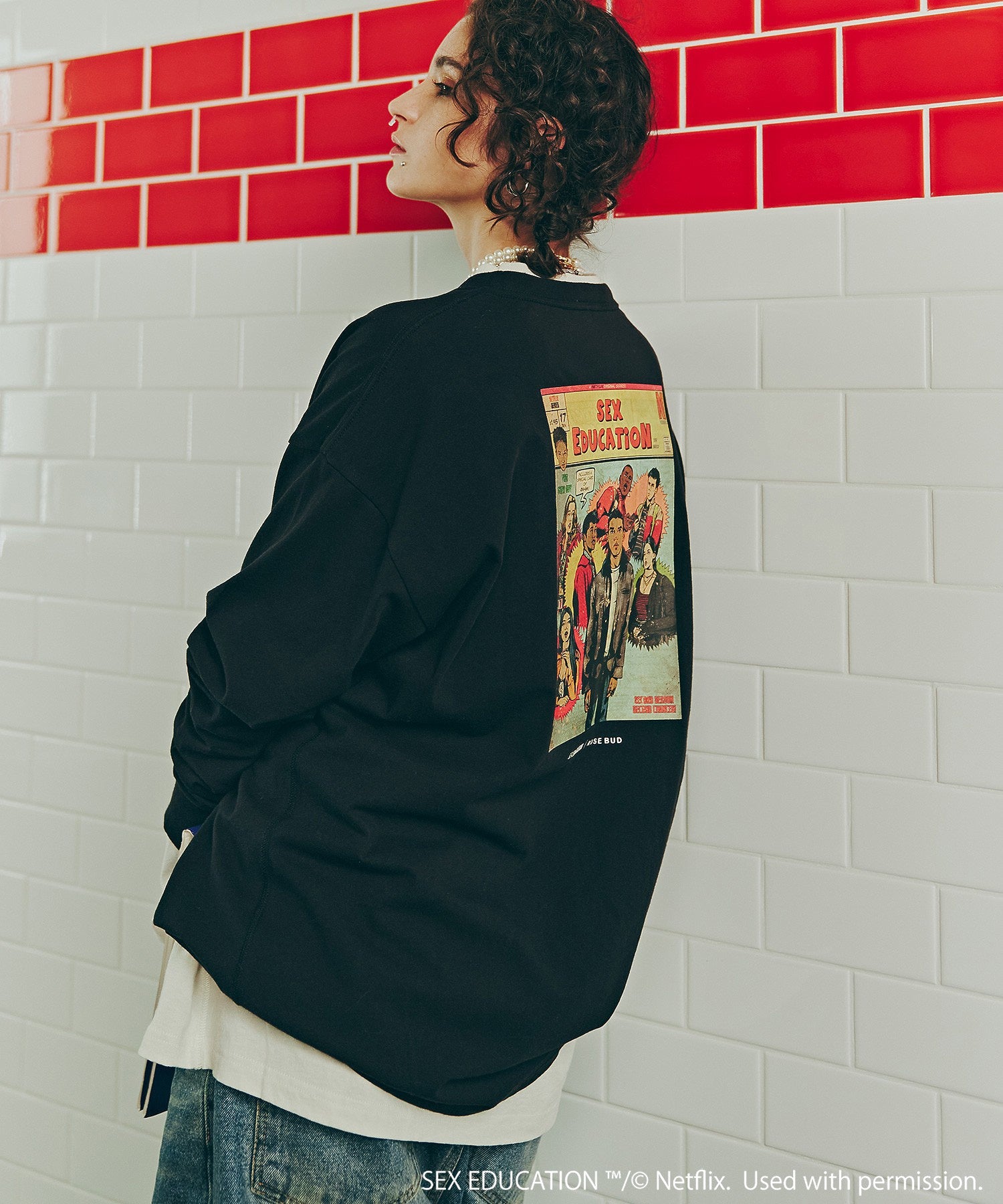 Netflix Series ‘SEX EDUCATION’ × ROSE BUD/AMERICAN COMIC TEE