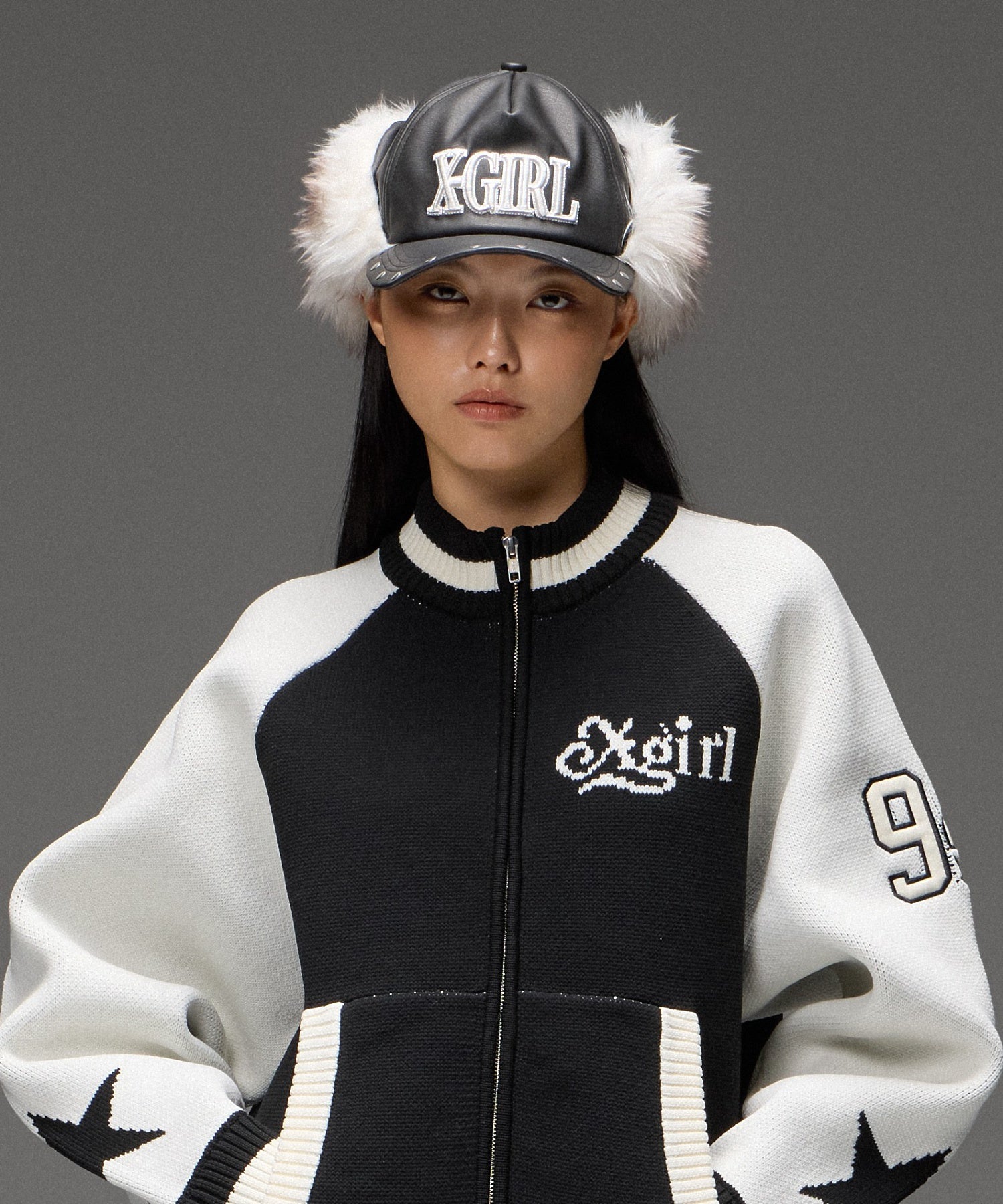 FAUX FUR EAR FLAP 5PANEL CAP