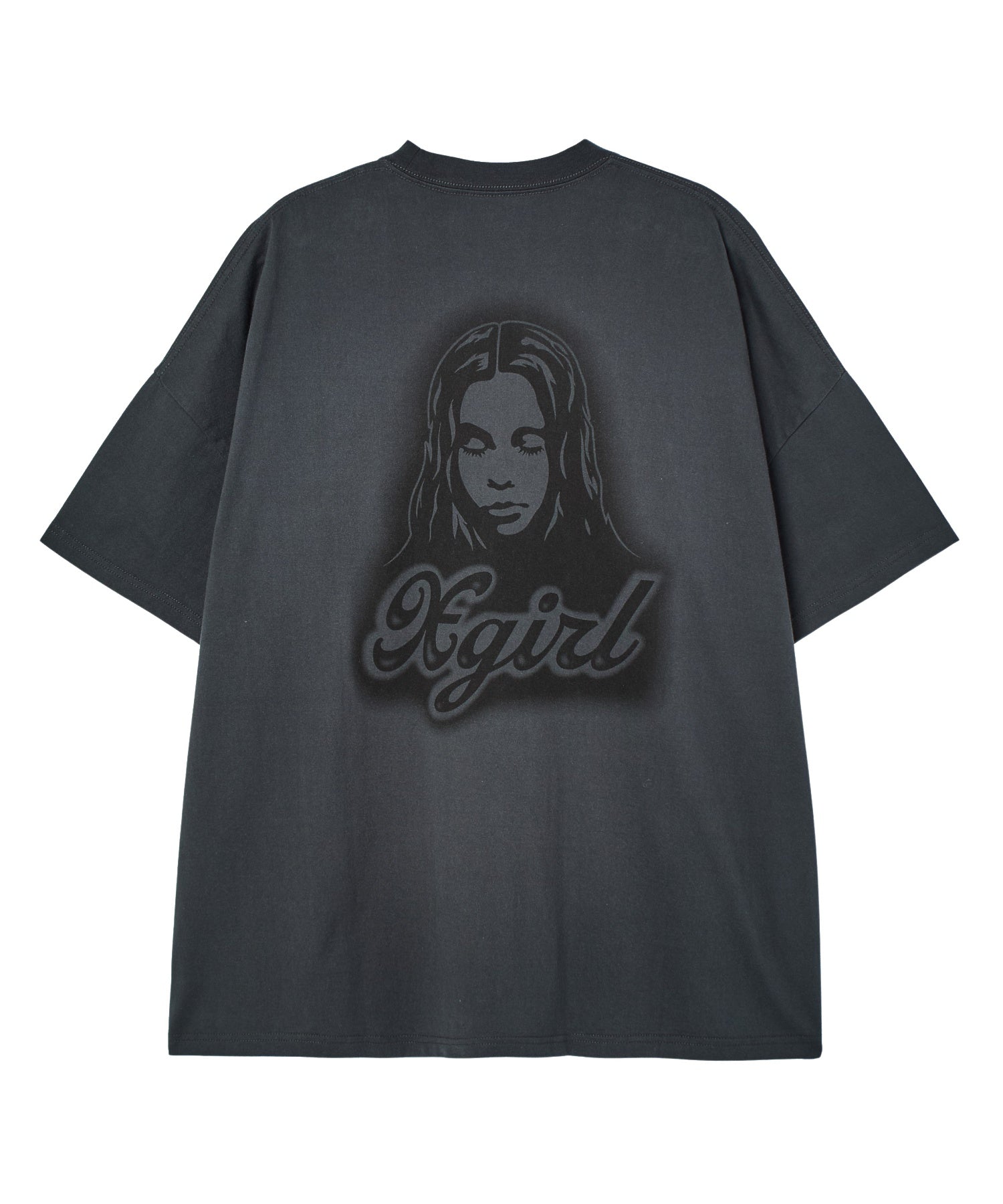 SPRAY FACE S/S BIG TEE DRESS