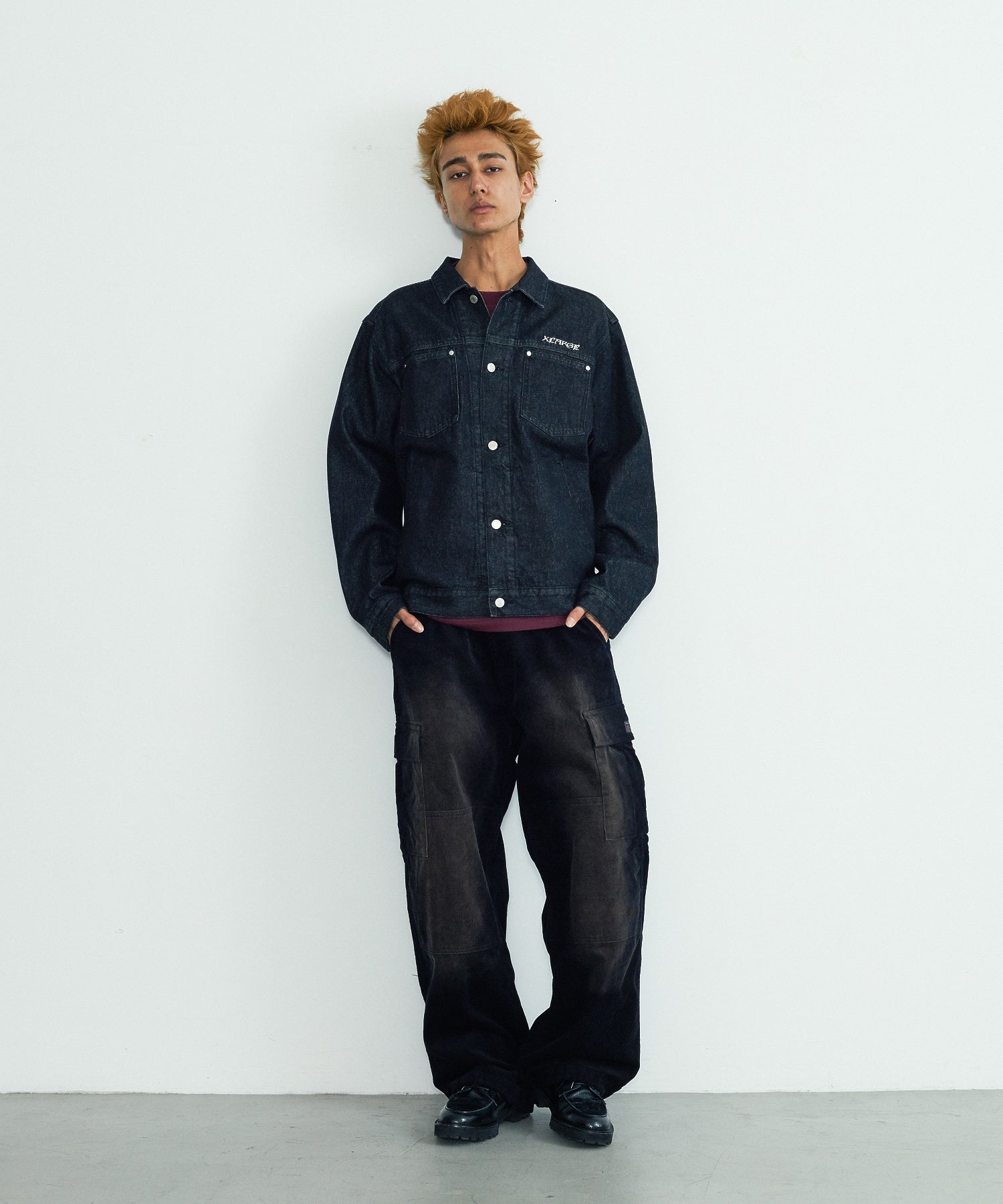 EMB DENIM JACKET